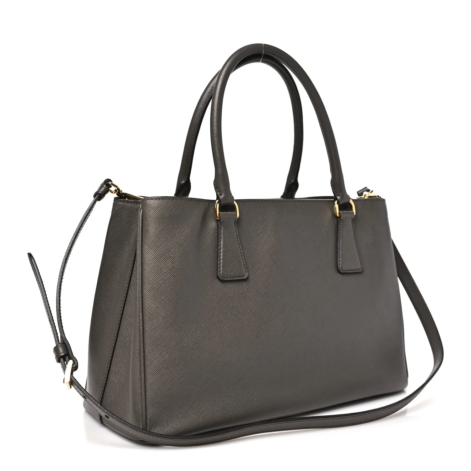 Saffiano Lux Medium Tote Grafite - Top Club
