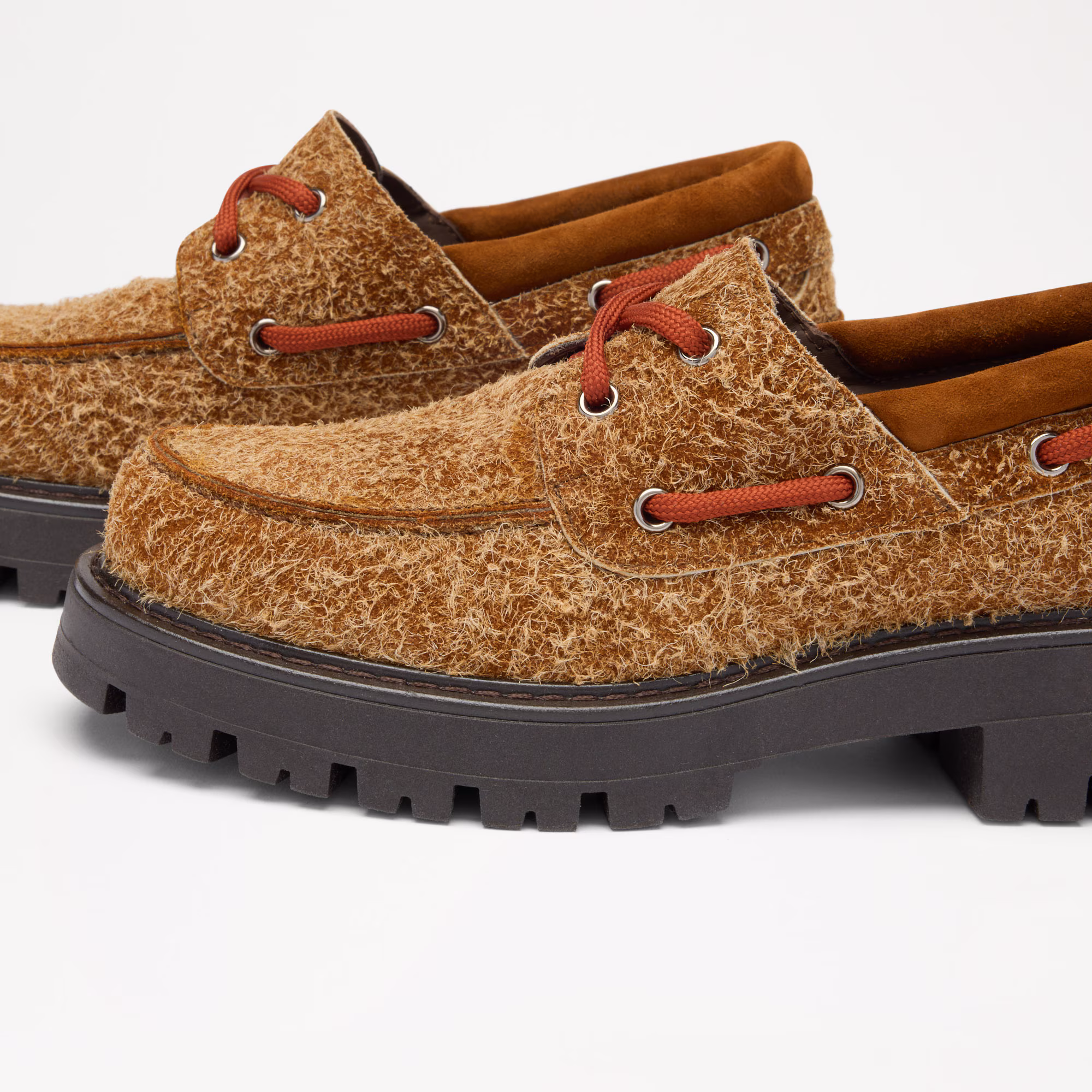 CreweChunky Lace Up Moccasin