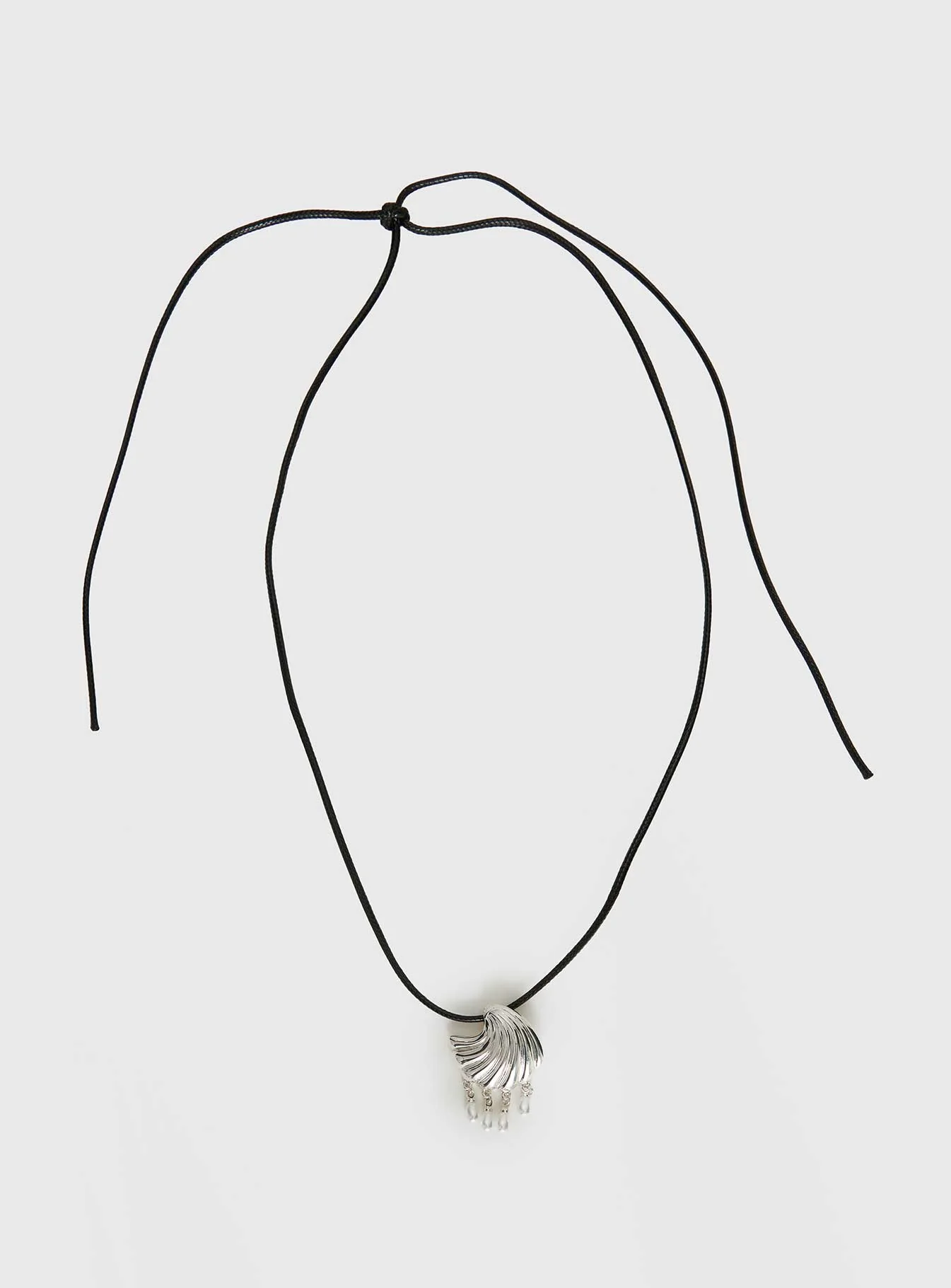 Sun Still Shines Shell Necklace Silver