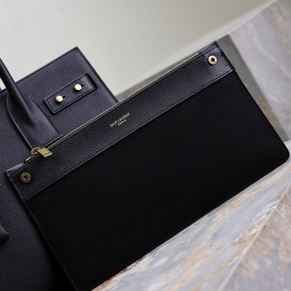 YSL SAC DE JOUR IN SUPPLE GRAINED LEATHER   SMALL(HIGH-END GRADE) - Top Club