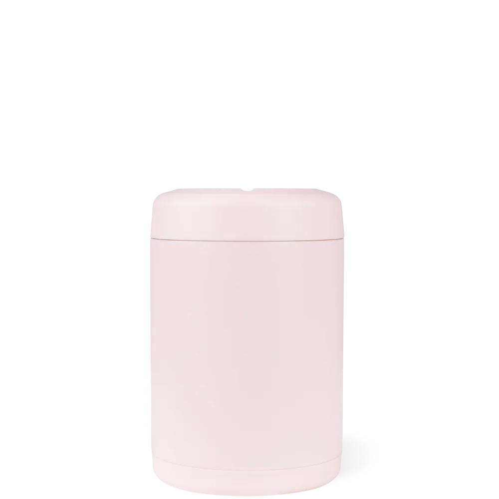 Can Cooler (Standard) FreeSip® Stainless Steel Water Bottle - Pink Sand