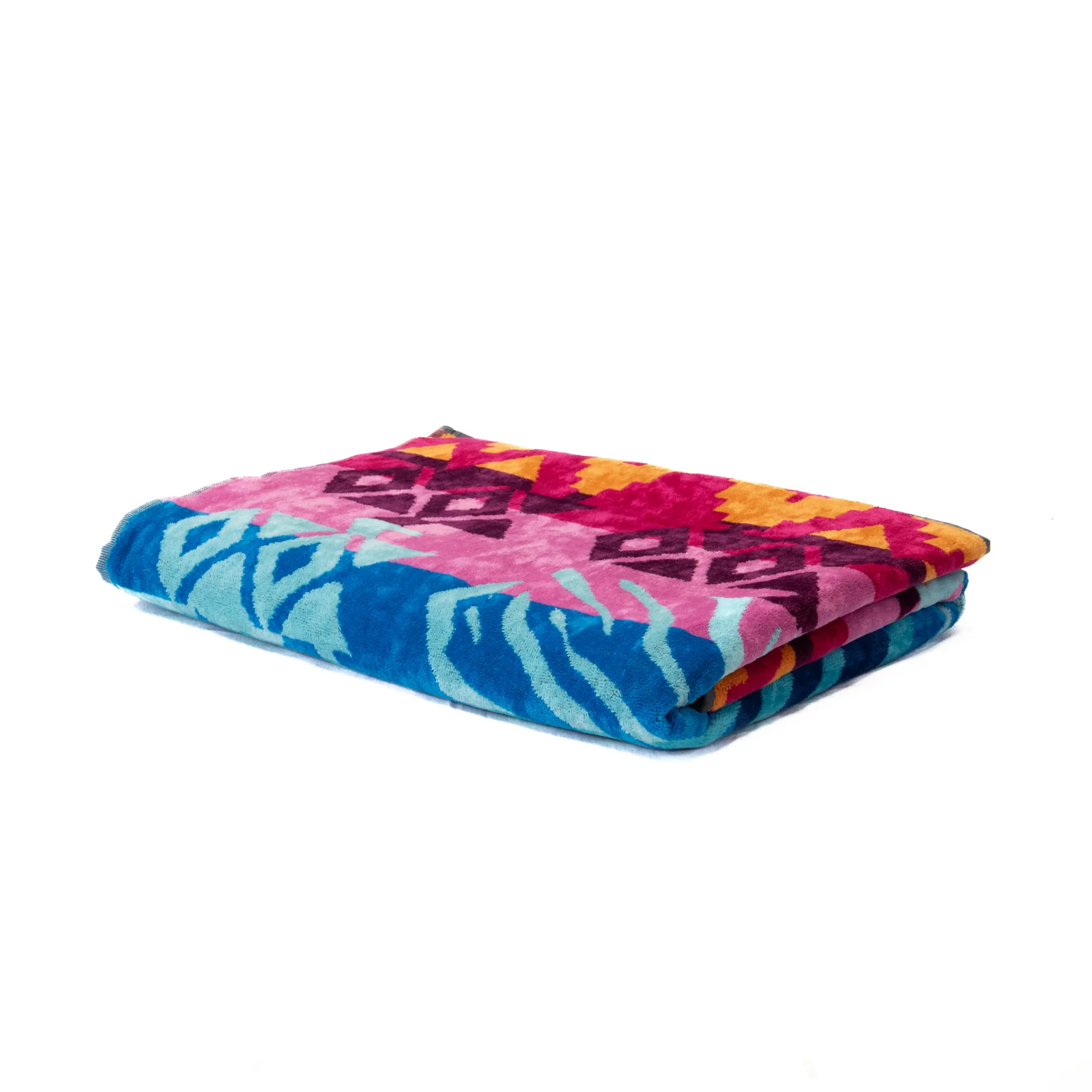 Telo Mare In Spugna Mexico 95X180 Fuxia Carrara