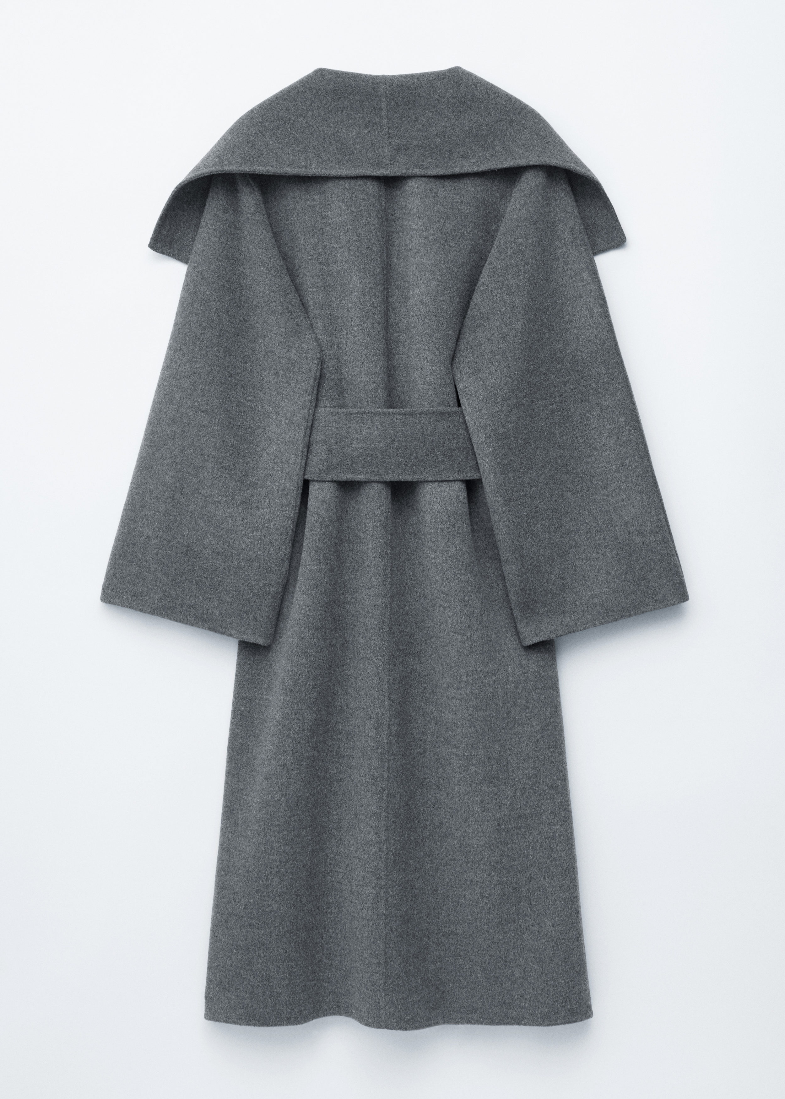 & Other Stories SHAWL-COLLAR WOOL MAXI COAT