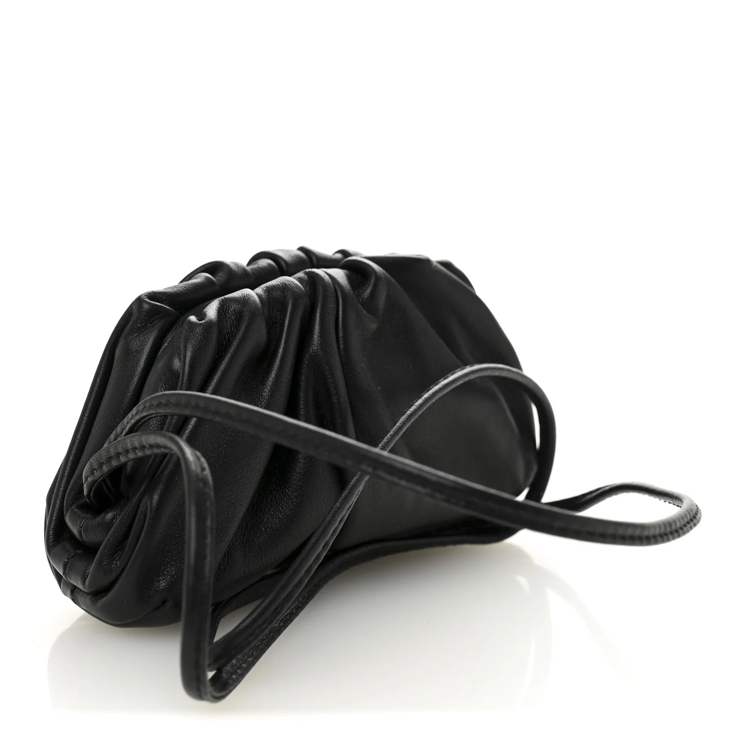 Butter Calfskin Coin Purse Black - Top Club