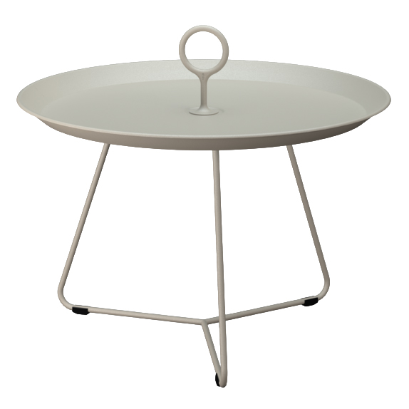 Bijzettafel Eyelet Ø57,5 cm beige