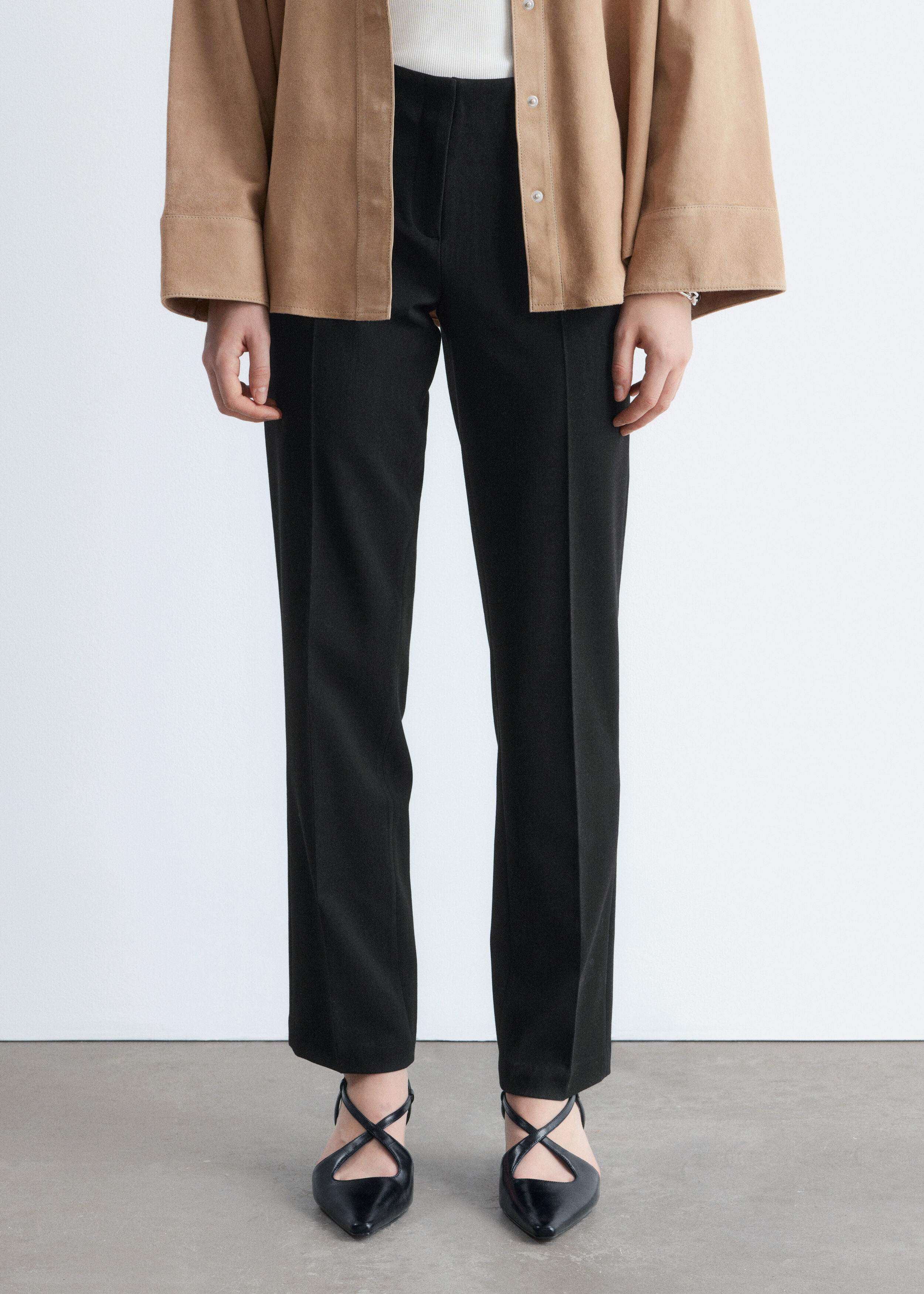 & Other Stories TAILORED PRESS-CREASE TROUSERS