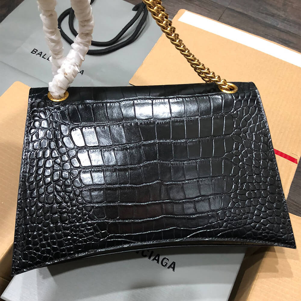 Balenciaga Women s Crush Chain Bag Medium(HIGH-END GRADE) - Top Club