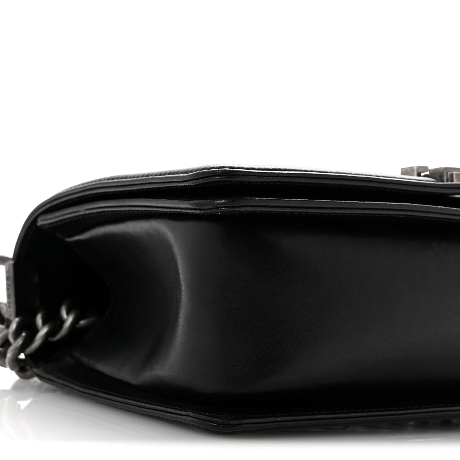 Lambskin Quilted Medium Boy Flap Black - Top Club