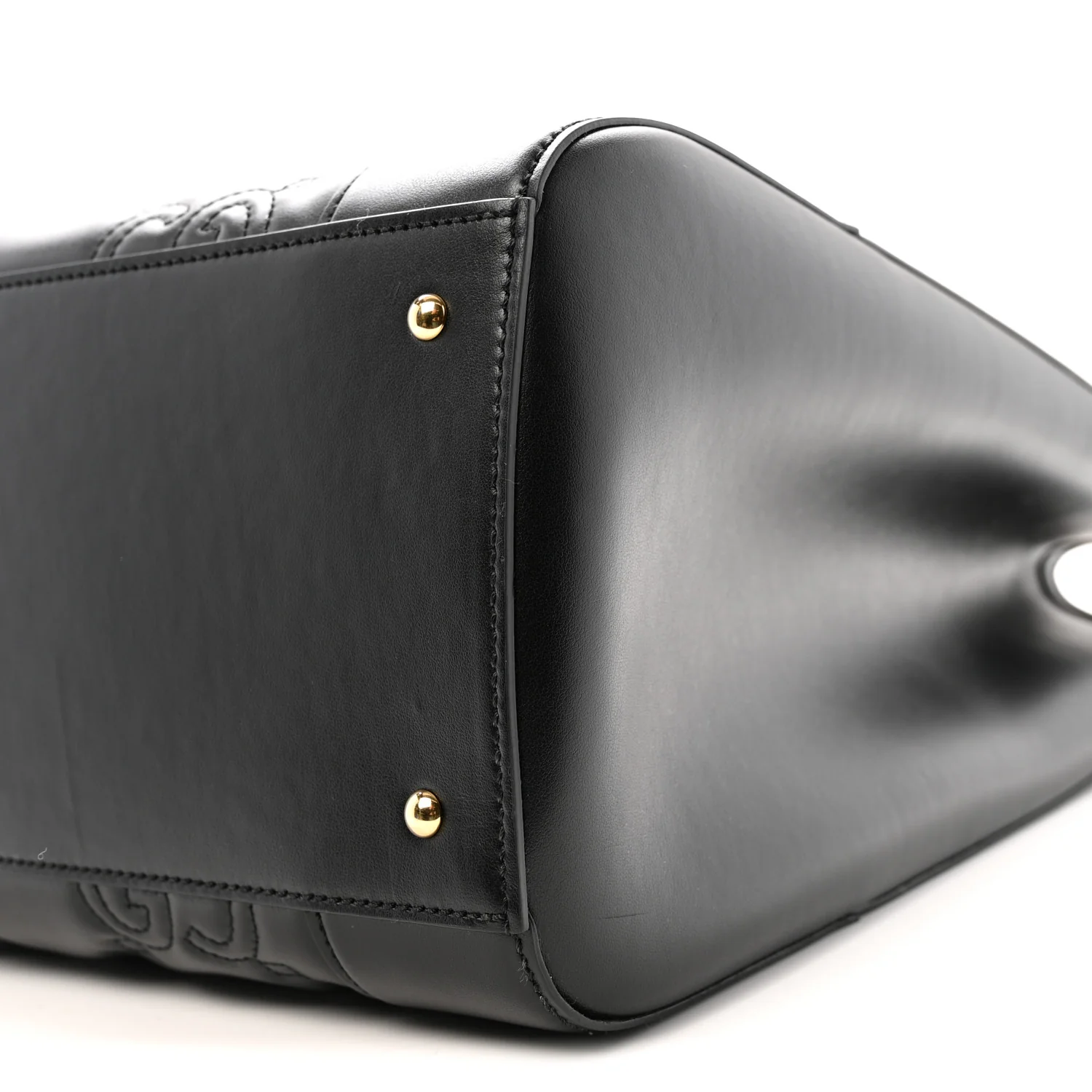 Calfskin GG Matelasse Tote Bag Black - Top Club