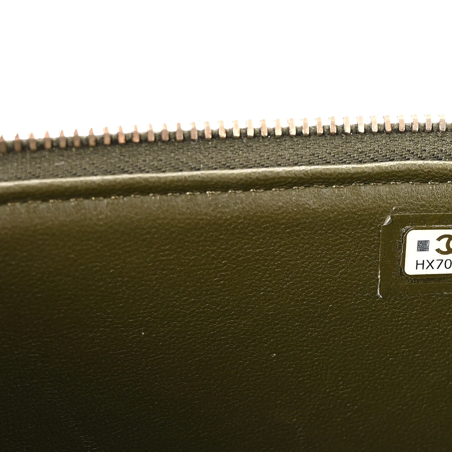 Lambskin Quilted Pick Me Up Vanity Case Khaki - Top Club