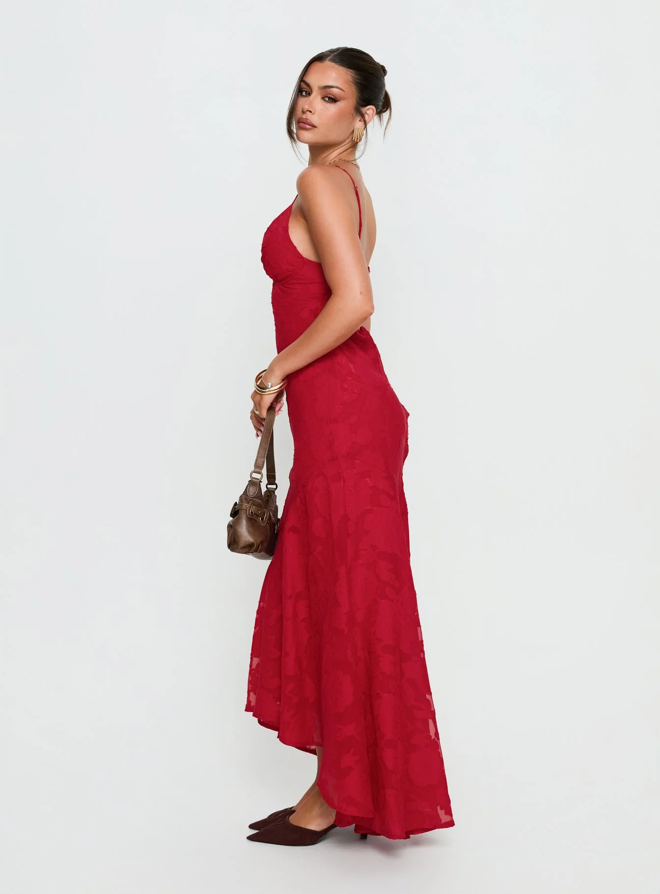 Cyrene Maxi Dress Red