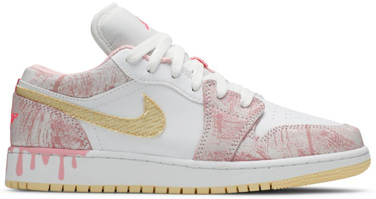 Air Jordan 1 Low GS  Strawberry Ice Cream  CW7104-601 - Sneaker Replica Workshop