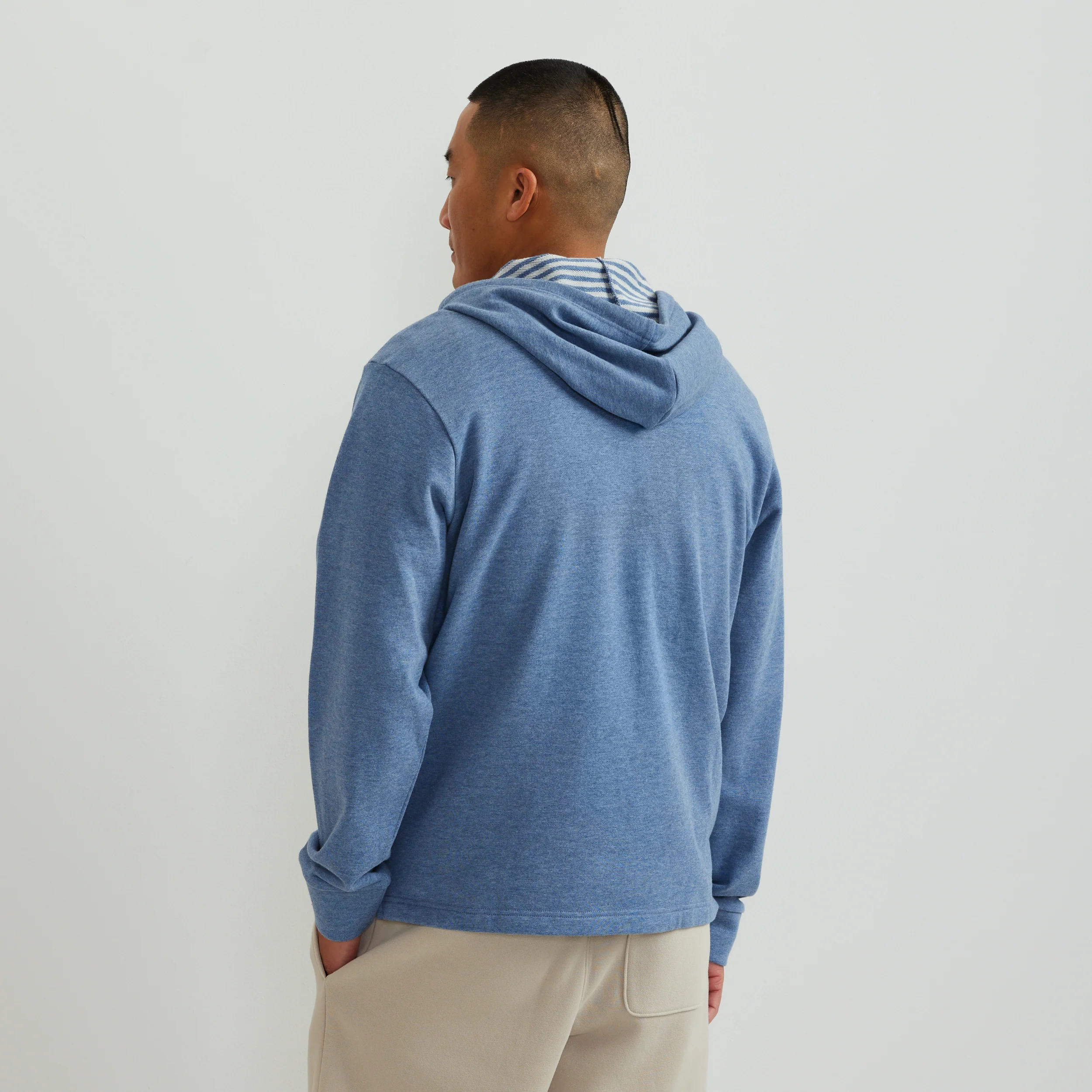 Men's Henley Hoodie - MoB Apparel