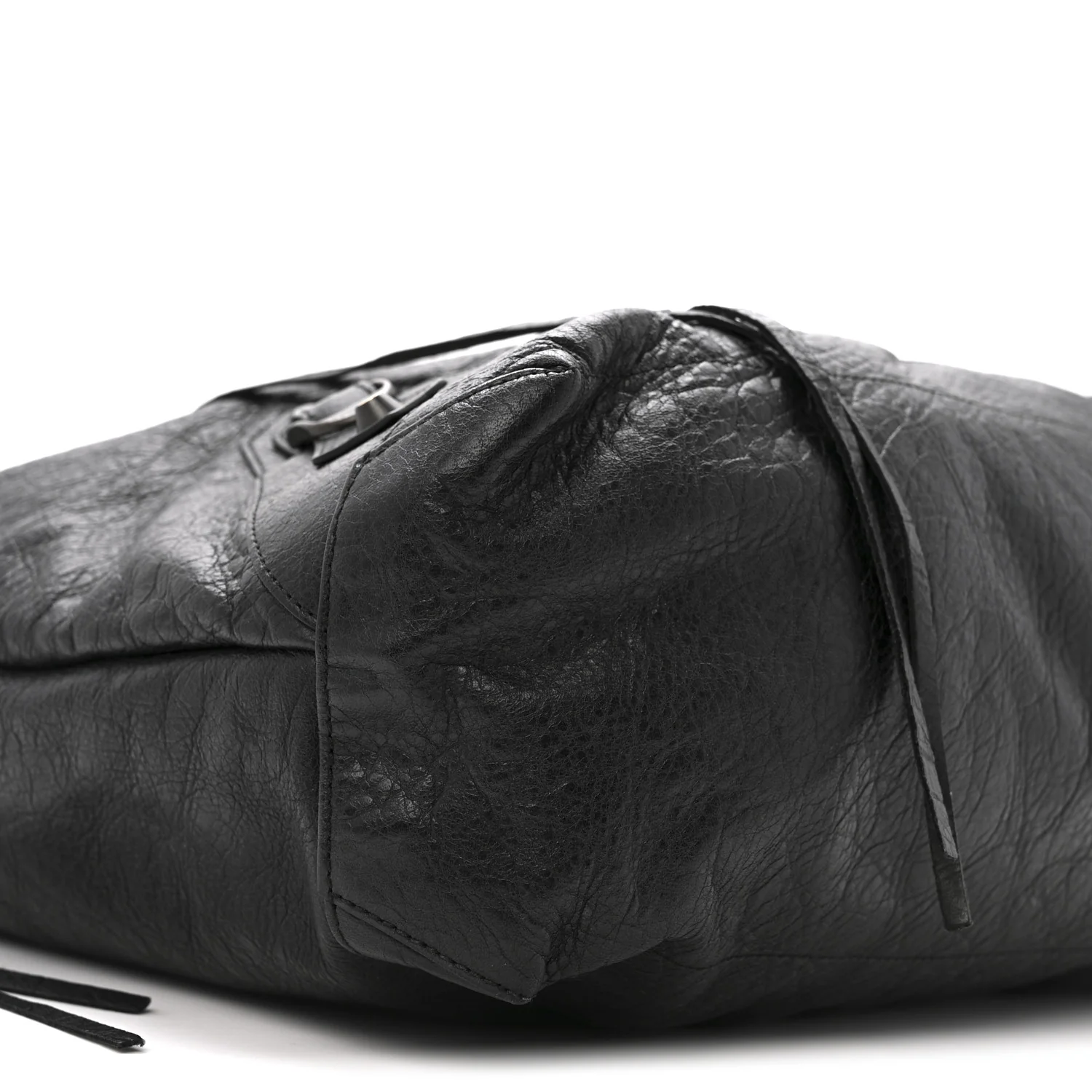 Agneau Classic Hardware Day Hobo Black - Top Club