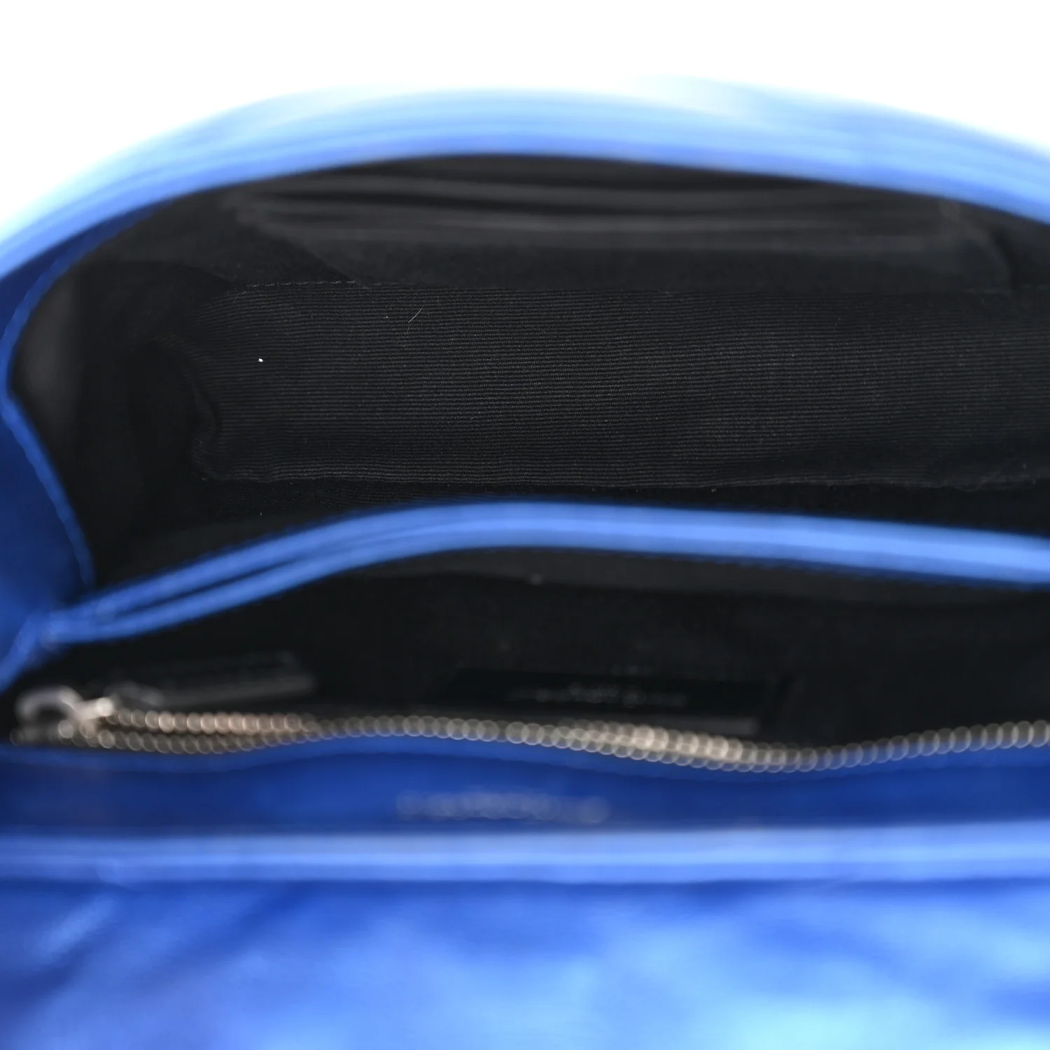 Metallic Calfskin Y Quilted Monogram Toy Loulou Crossbody Bag Blue Royal - Top Club