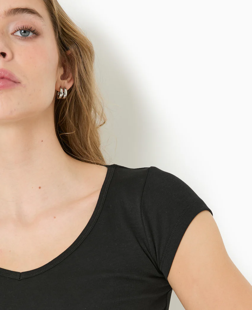 Pimkie T-shirt court col V