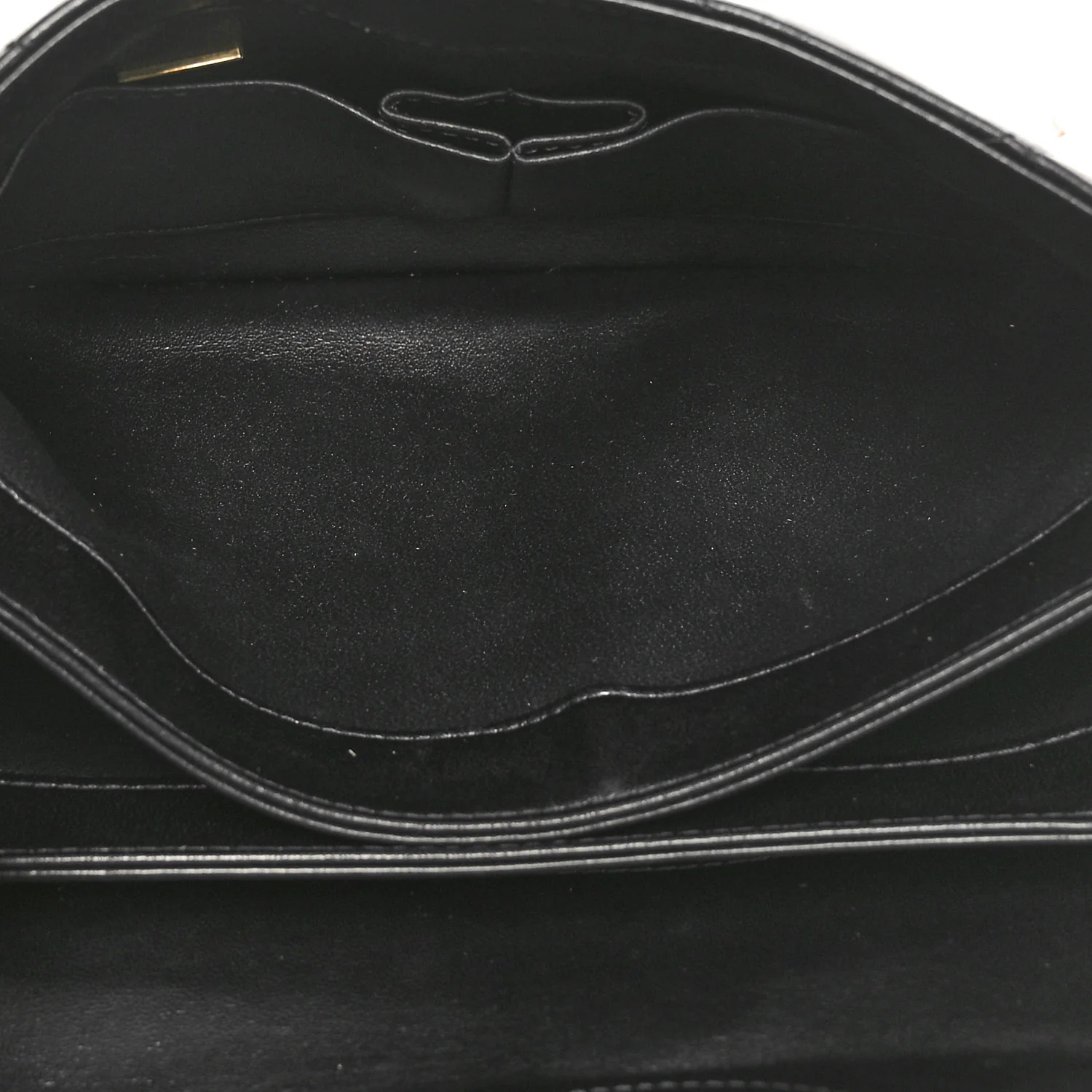 Lambskin Quilted Small Trendy CC Dual Handle Flap Bag Black - Top Club