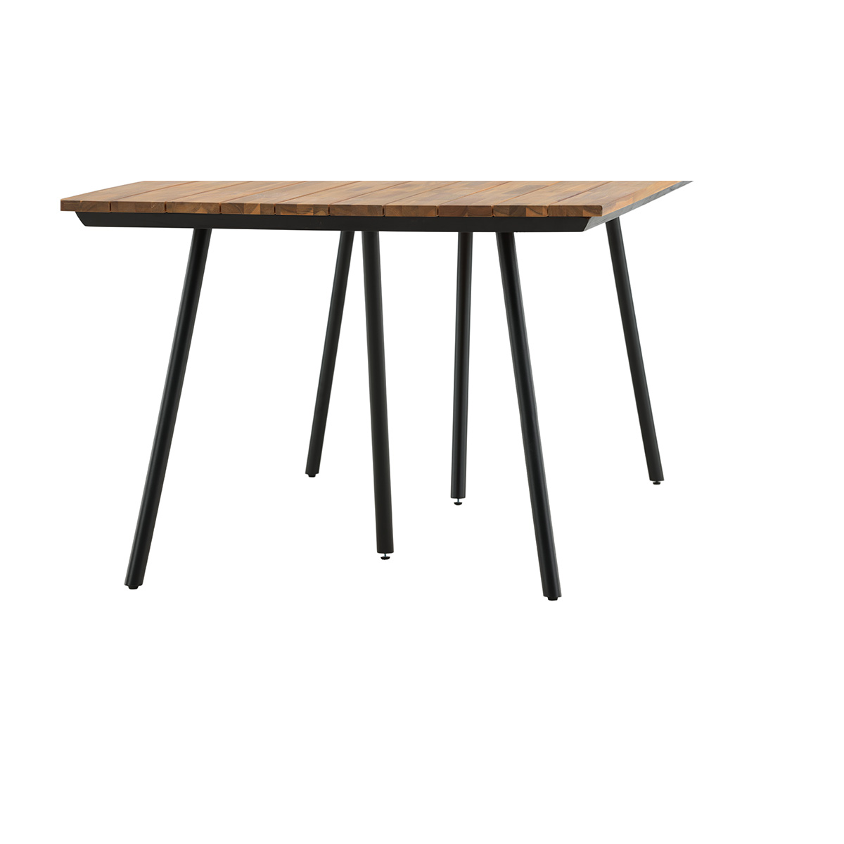Tuintafel Joshua - met houten blad Zwart