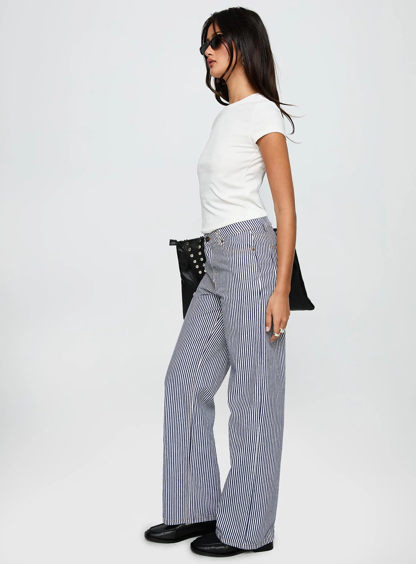 Top Model Jean Navy Stripe