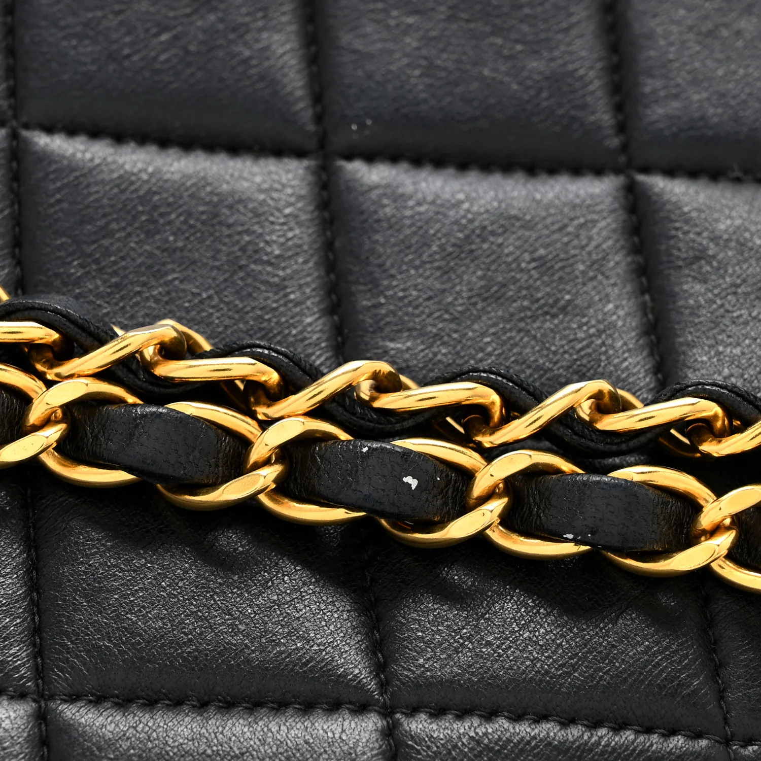 Lambskin Quilted Small Single Flap Black - Top Club