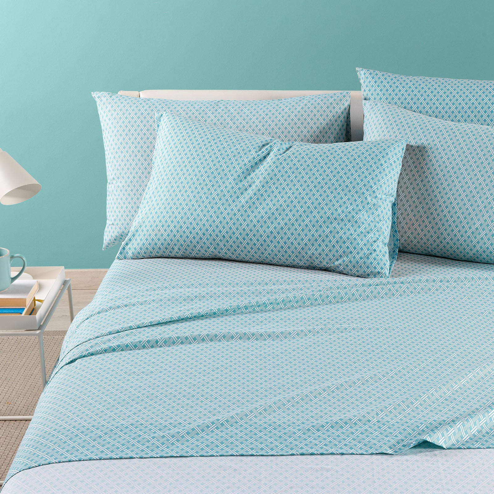 Complete cotton sheets Millerighe marriage anise caleffi