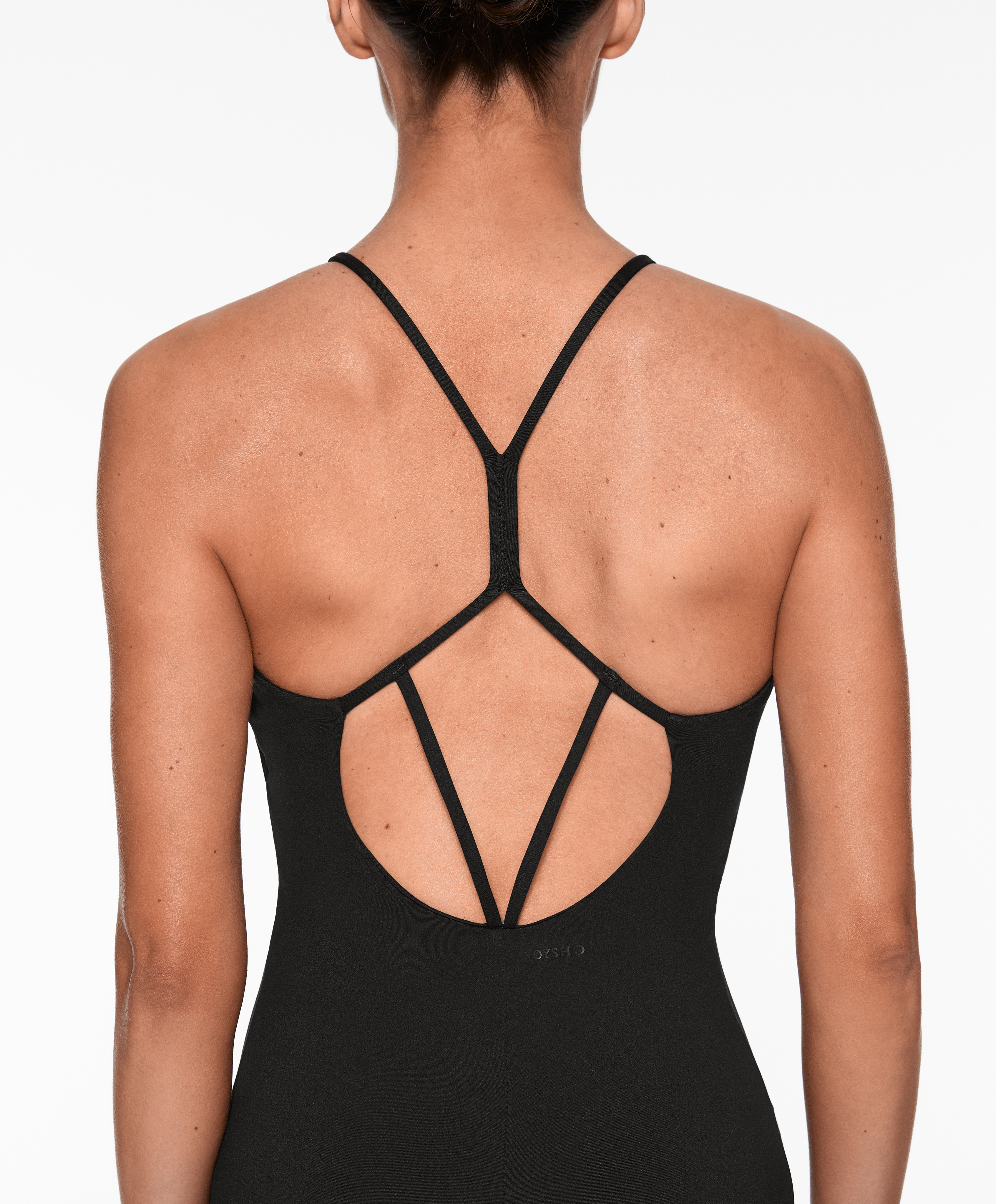 OYSHO Comfortlux open-back flare jumpsuit