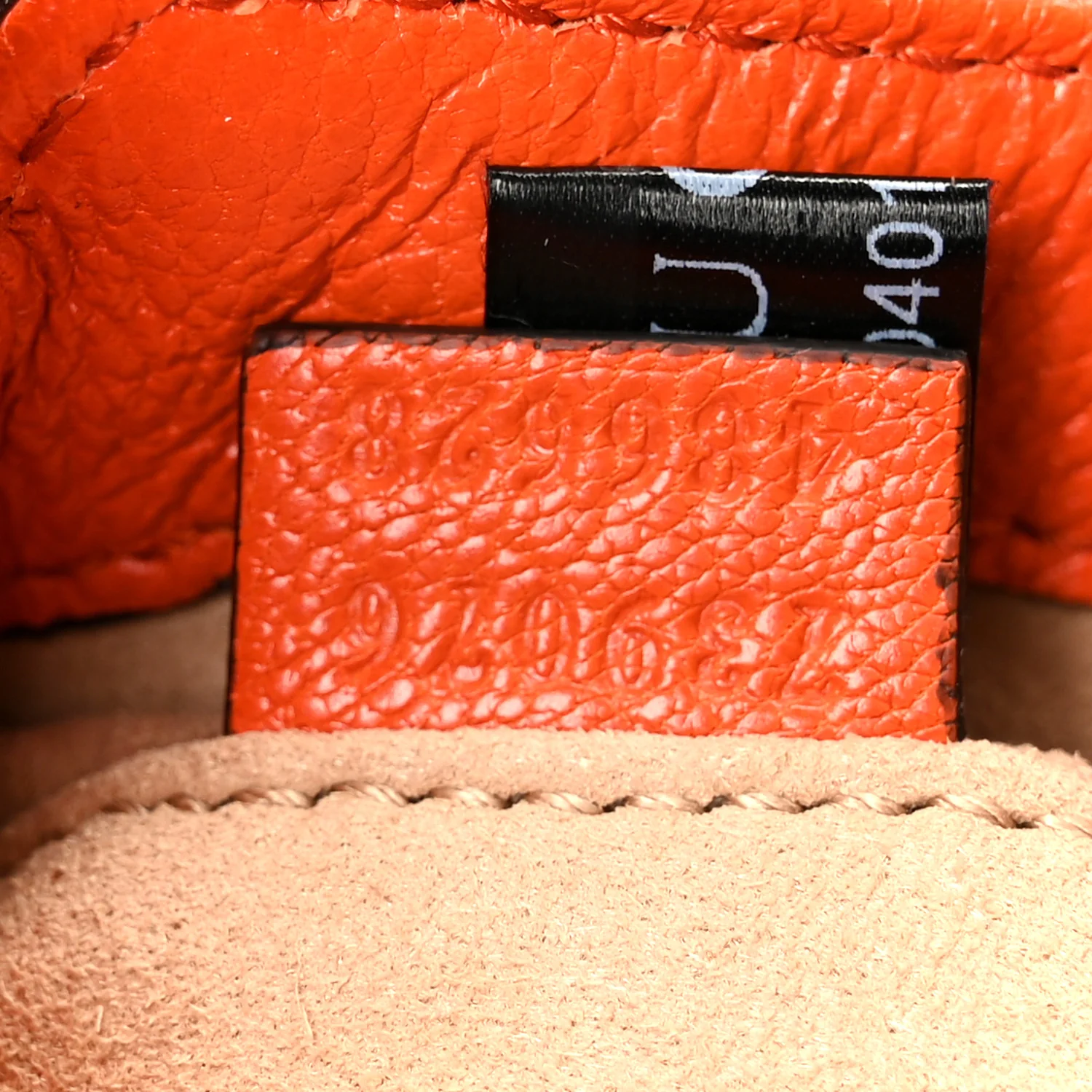 Goatskin Mini Aphrodite Shoulder Bag Orange - Top Club