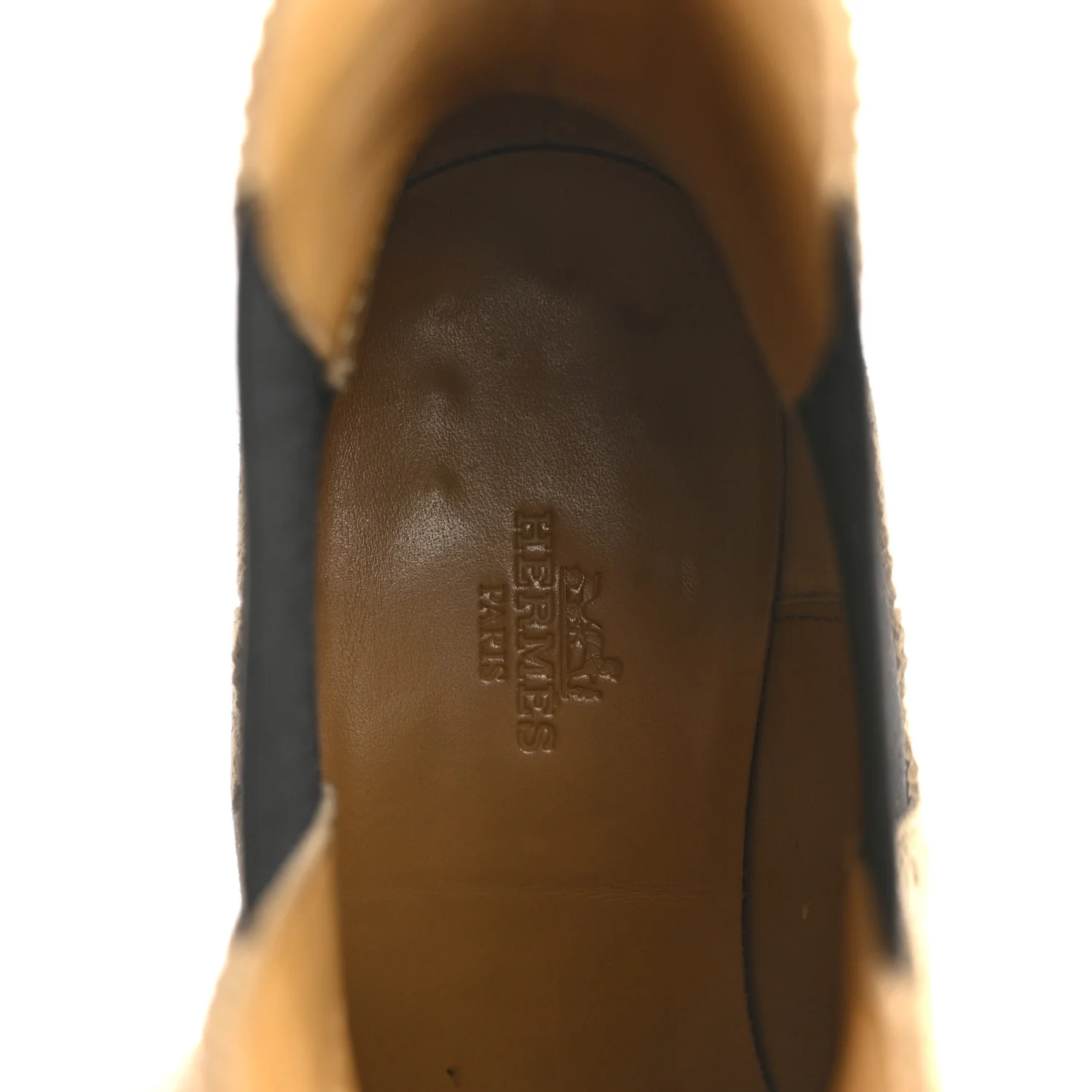 Suede Goatskin Chelsea Ankle Boots 37 Beige Gobi - Top Club