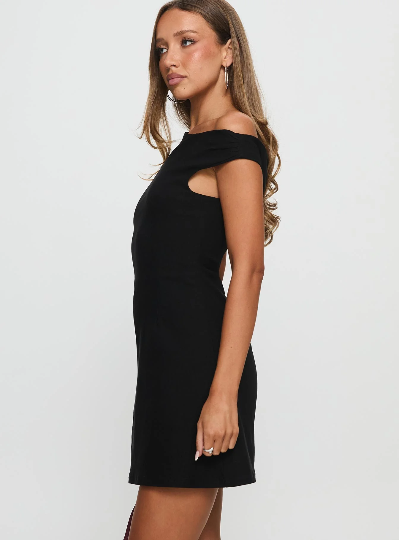 Assured One Shoulder Romper Black
