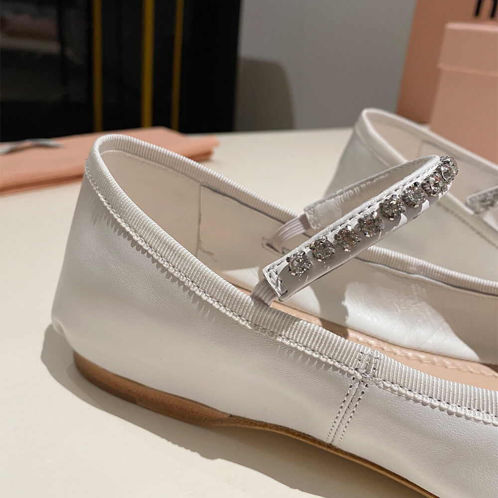 MiuMiu Leather ballerinas - Top Club