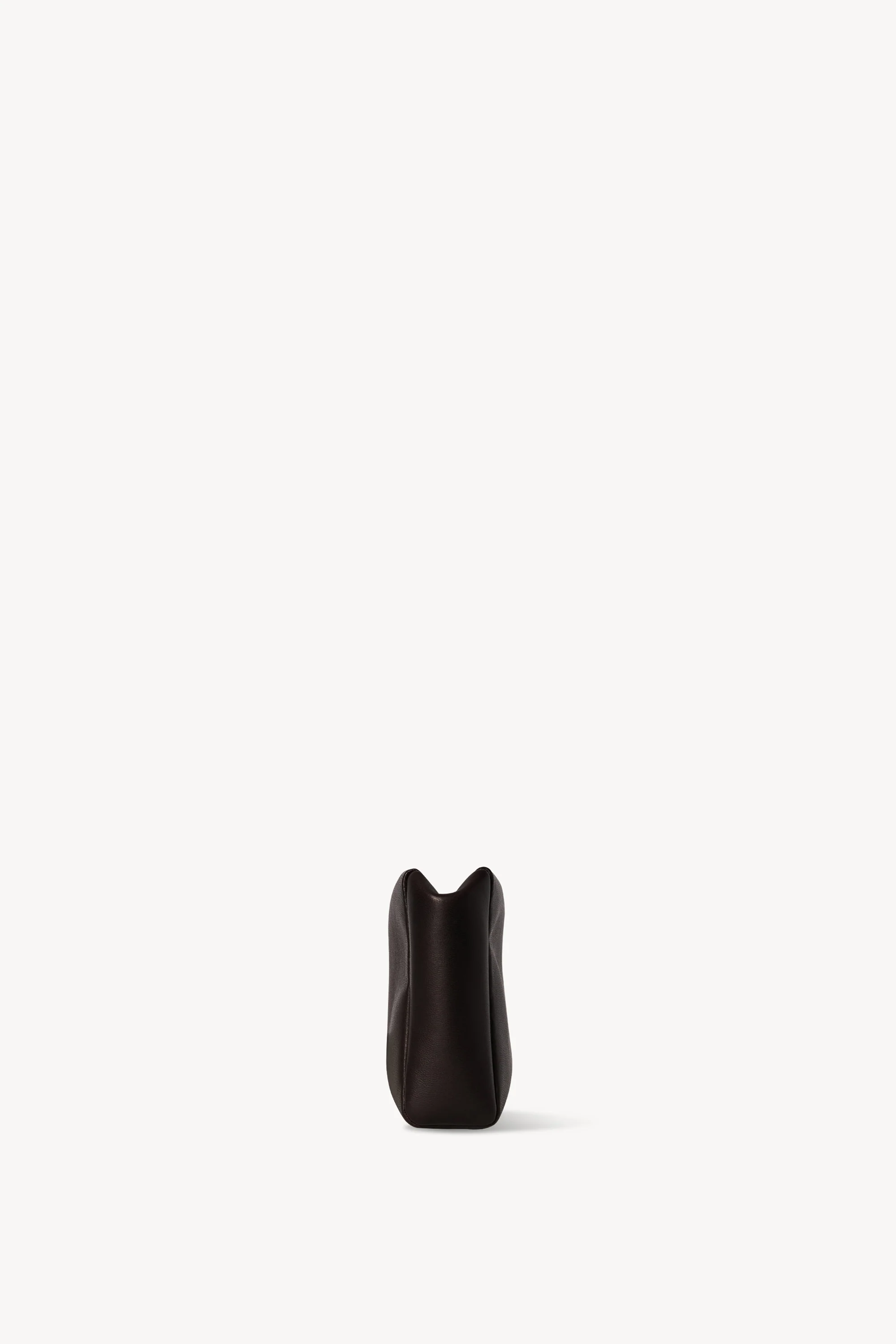 Squared Compact Clutch Bag in Leather - Top Club