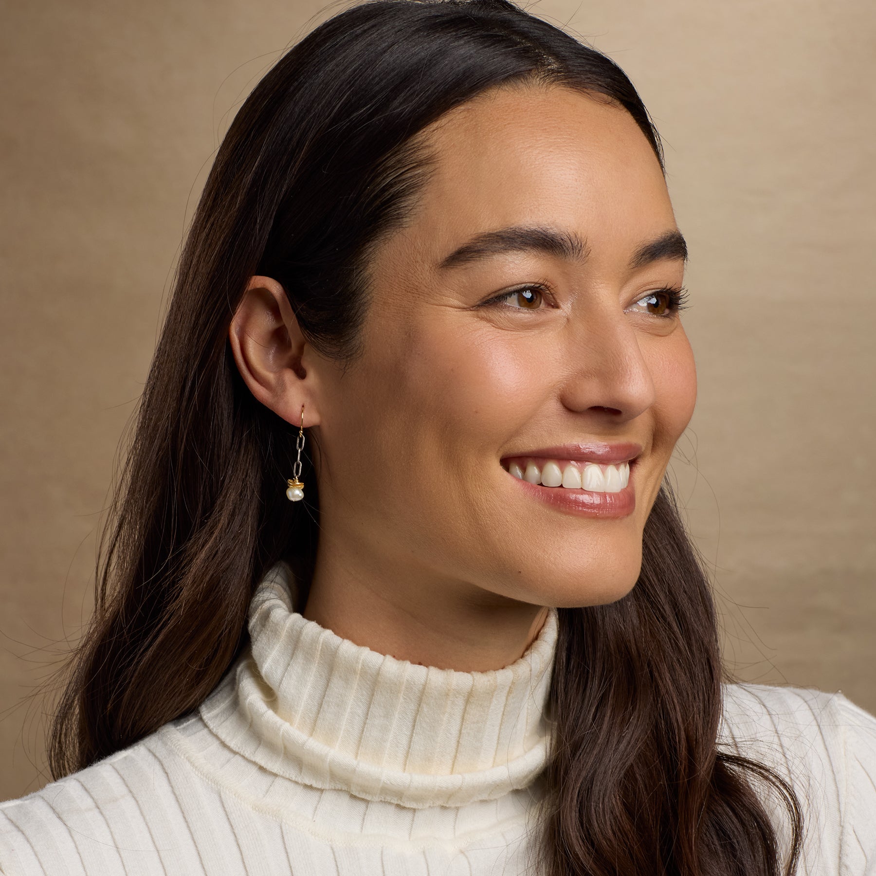 Chained Pearl Earrings - Sundance Living