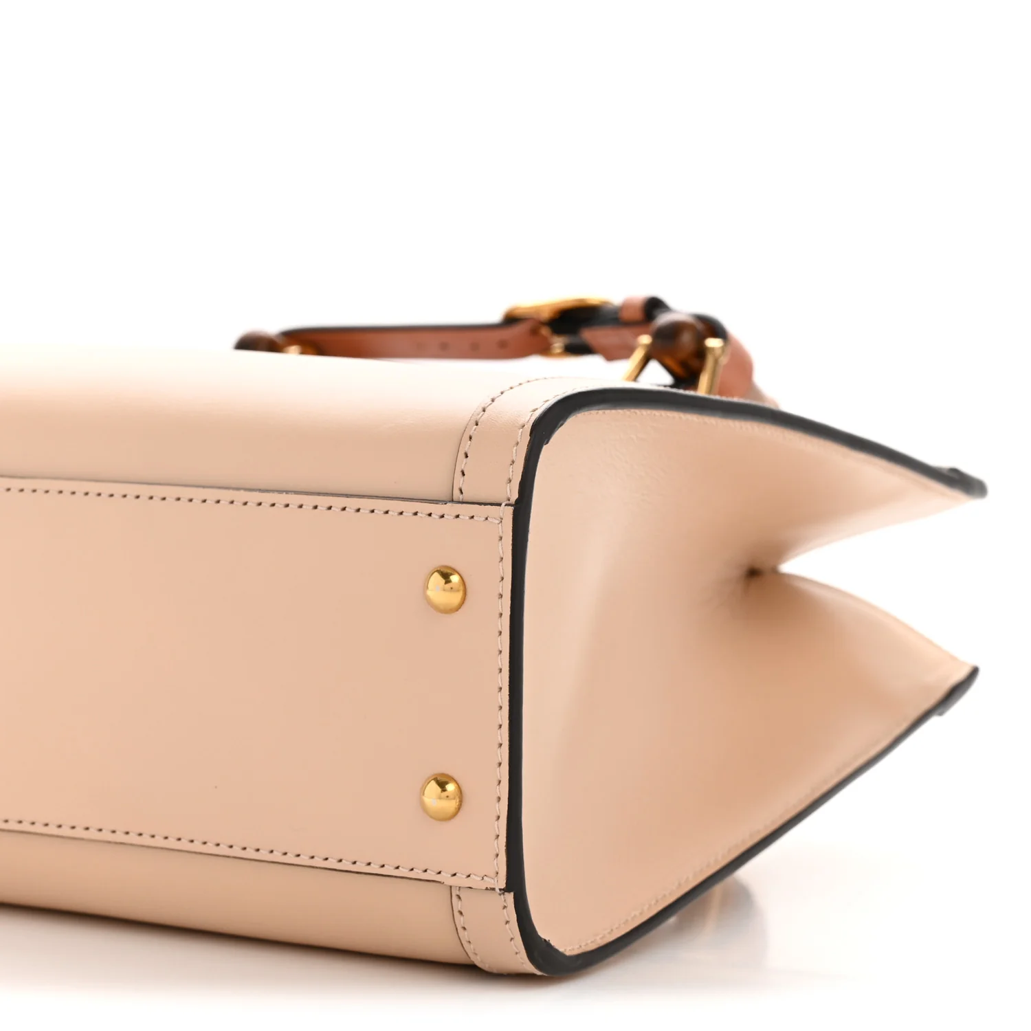 Calfskin Gucci Embossed Small Diana Tote Bag Pink - Top Club