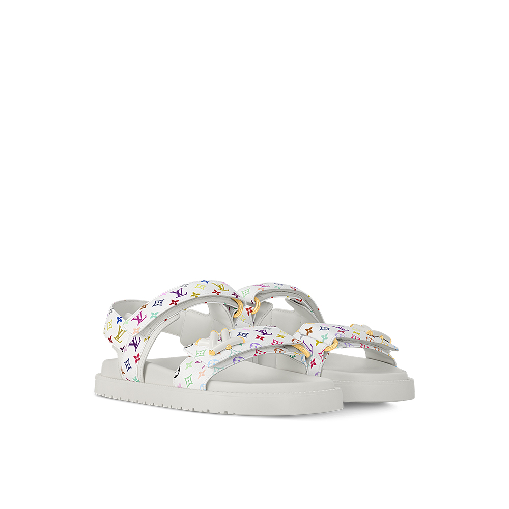 Louis Vuitton x Murakami  Sunset Flat Comfort Sandal (Replica) - Sneaker Replica Workshop