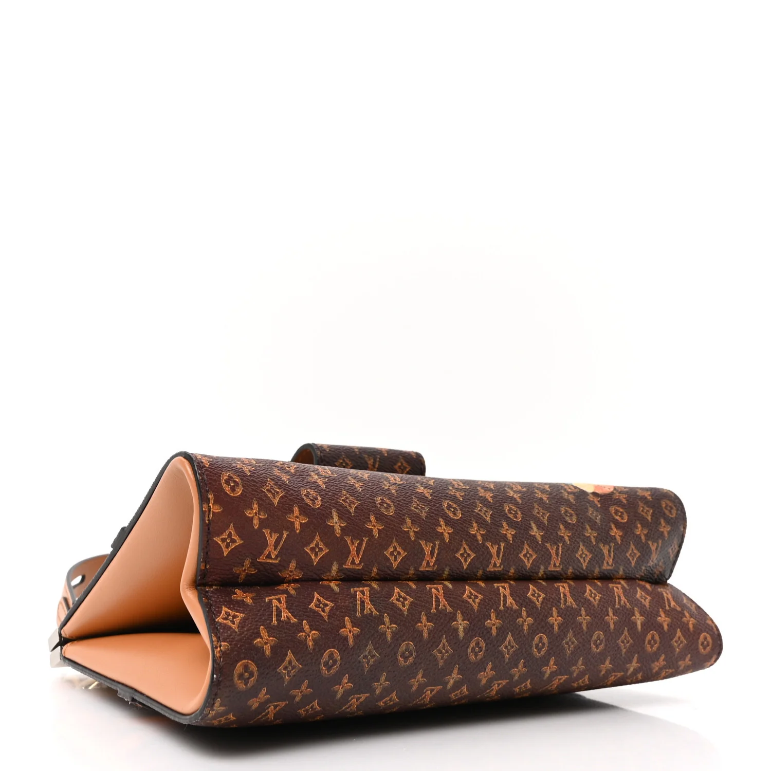 Calfskin Transformed Monogram Time Trunk Crown Frame Bag - Top Club