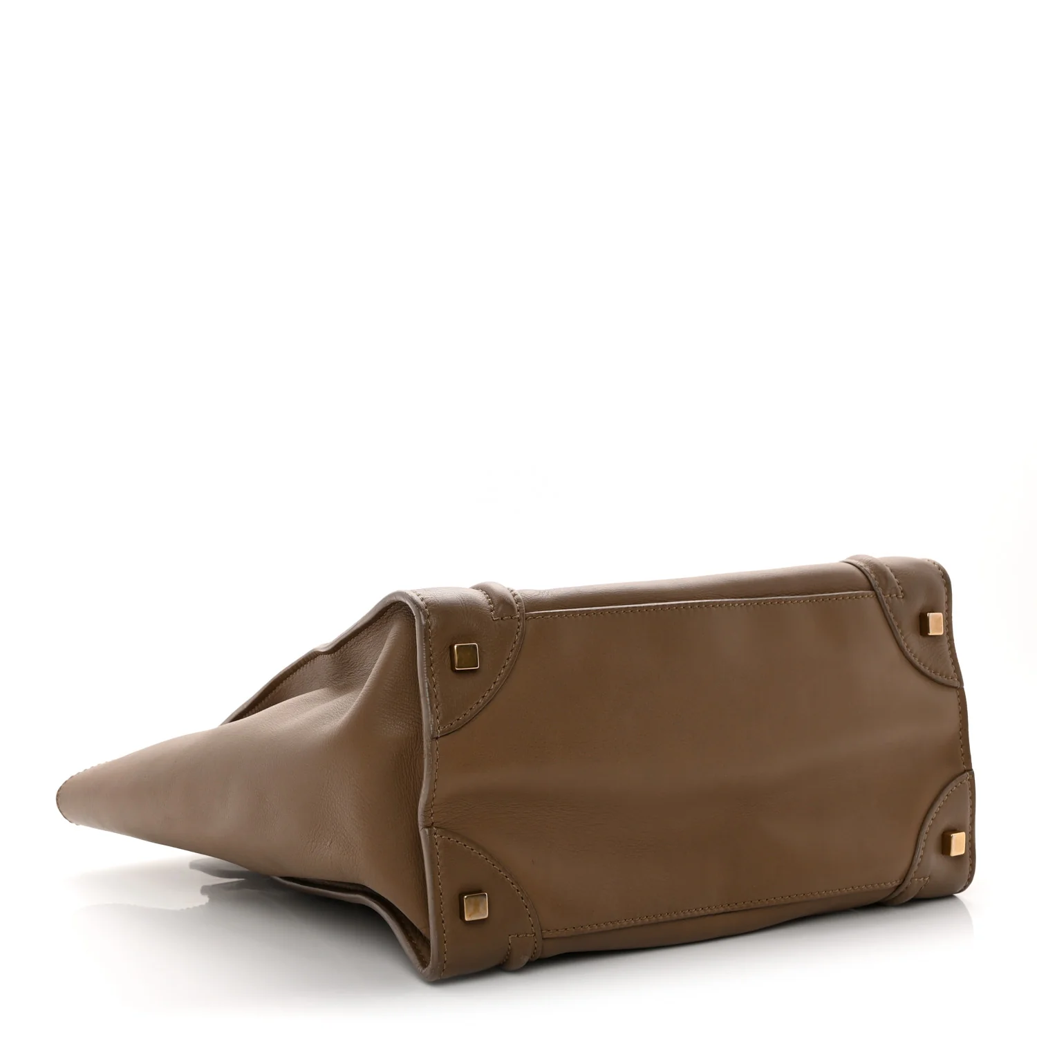 Smooth Calfskin Mini Luggage Camel - Top Club