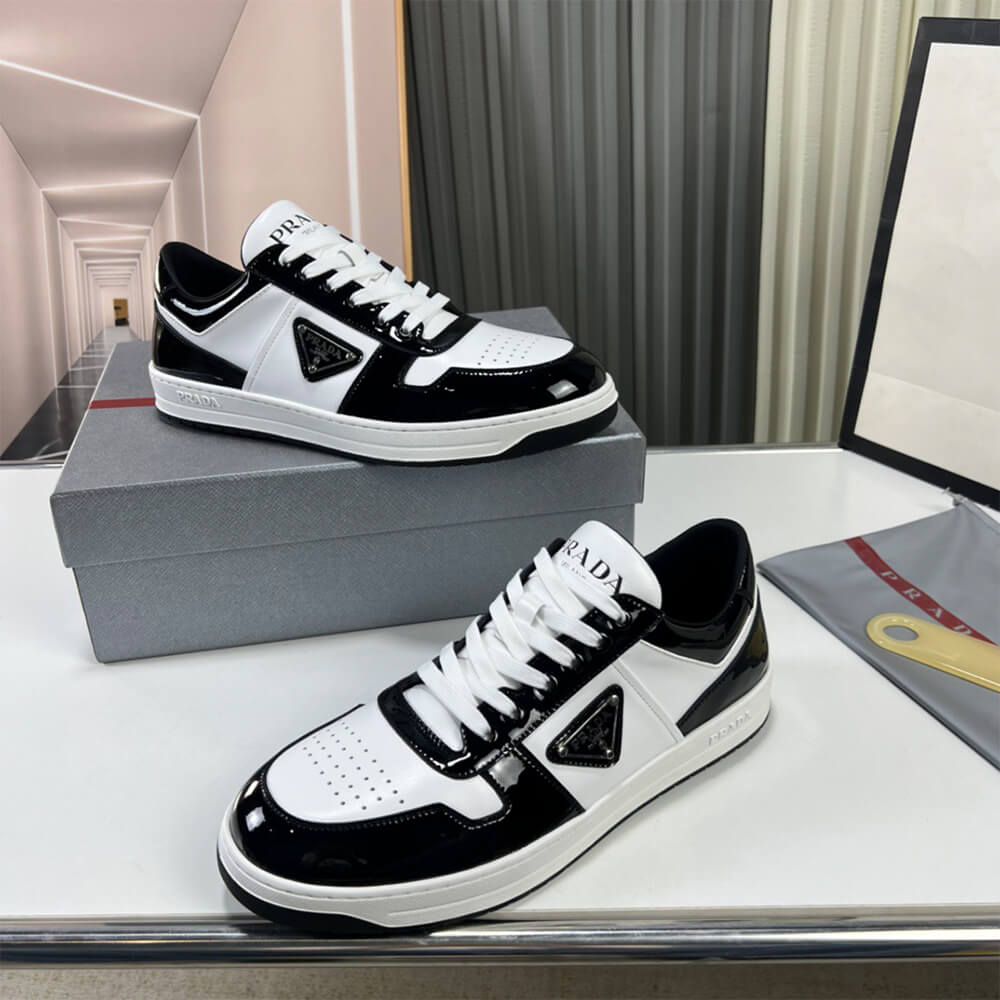 Prada Downtown nappa leather sneakers - Top Club