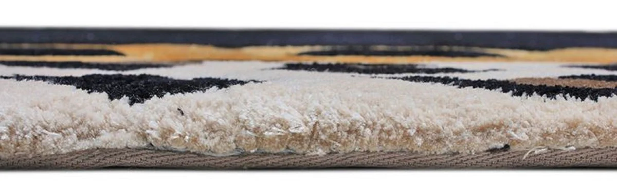 Luxury rug with leopard design multicolored 160 x 230 cm - Rectangular living room rug - Hand tufted bedroom rug - Luxury interior - Luxury quality