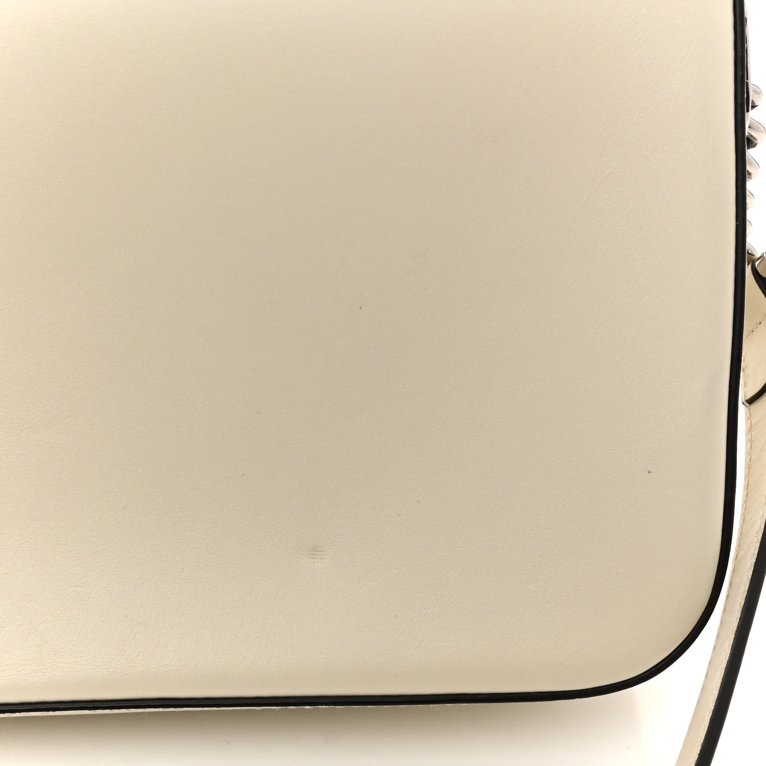 Senna Calfskin Petite GG Top Handle Shoulder Bag Mystic White - Top Club