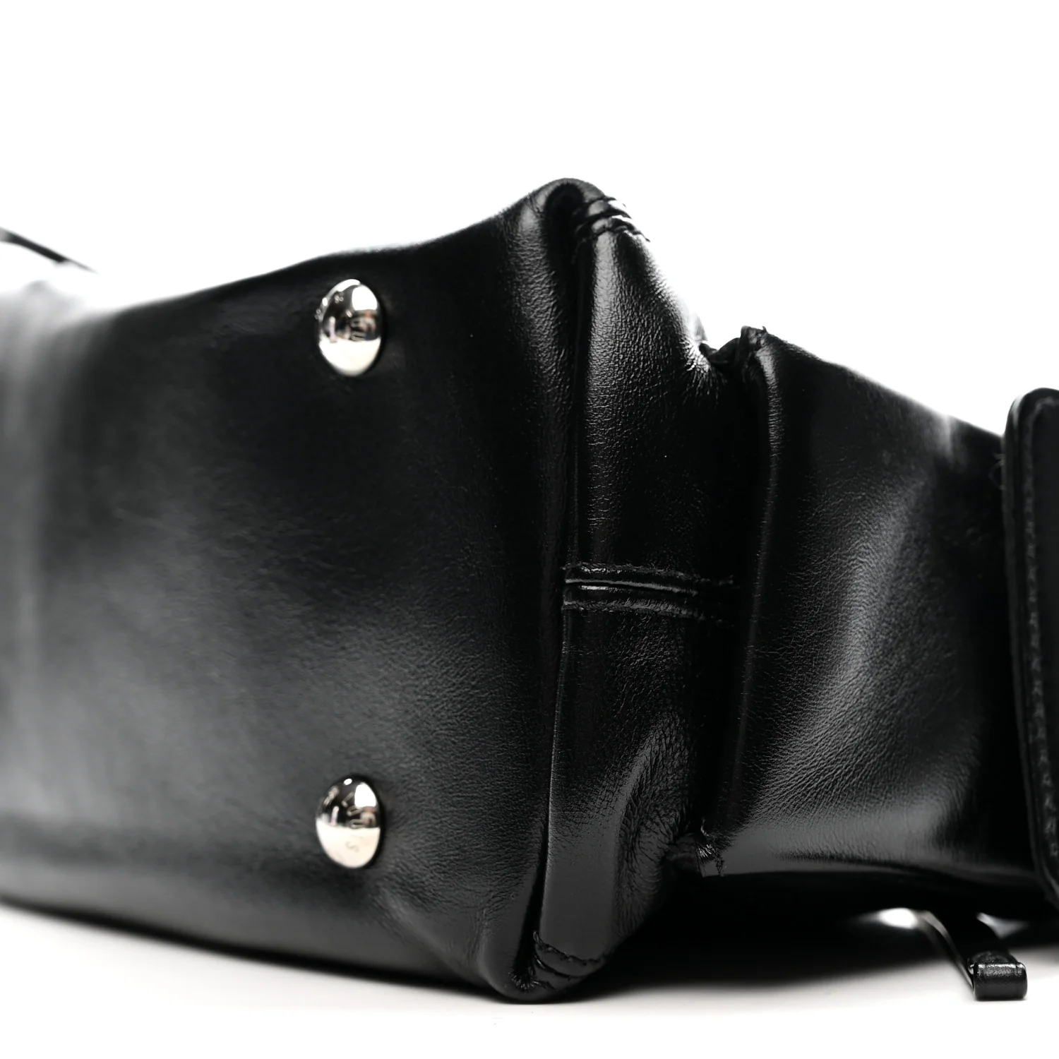 Lambskin CarryAll Cargo Vibe PM Black - Top Club