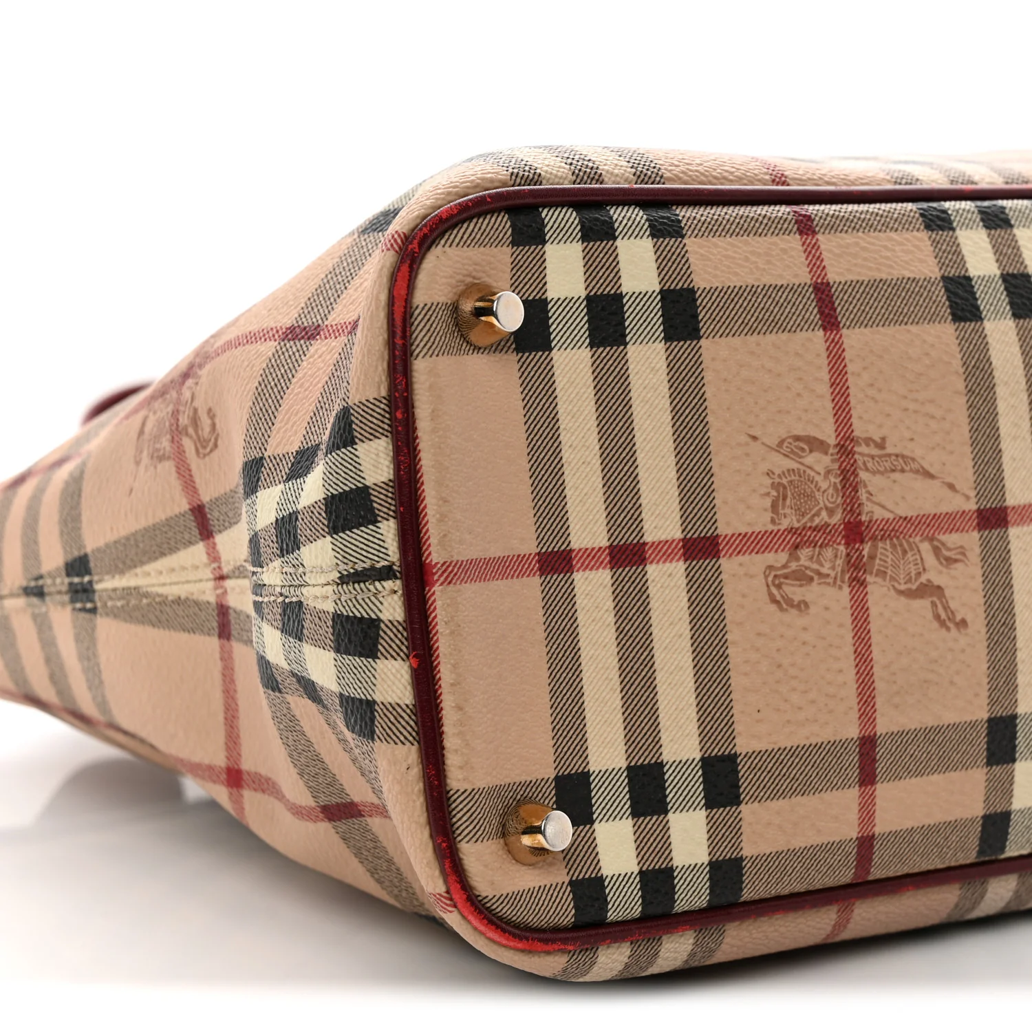 Haymarket Check Medium Regent Tote Red - Top Club