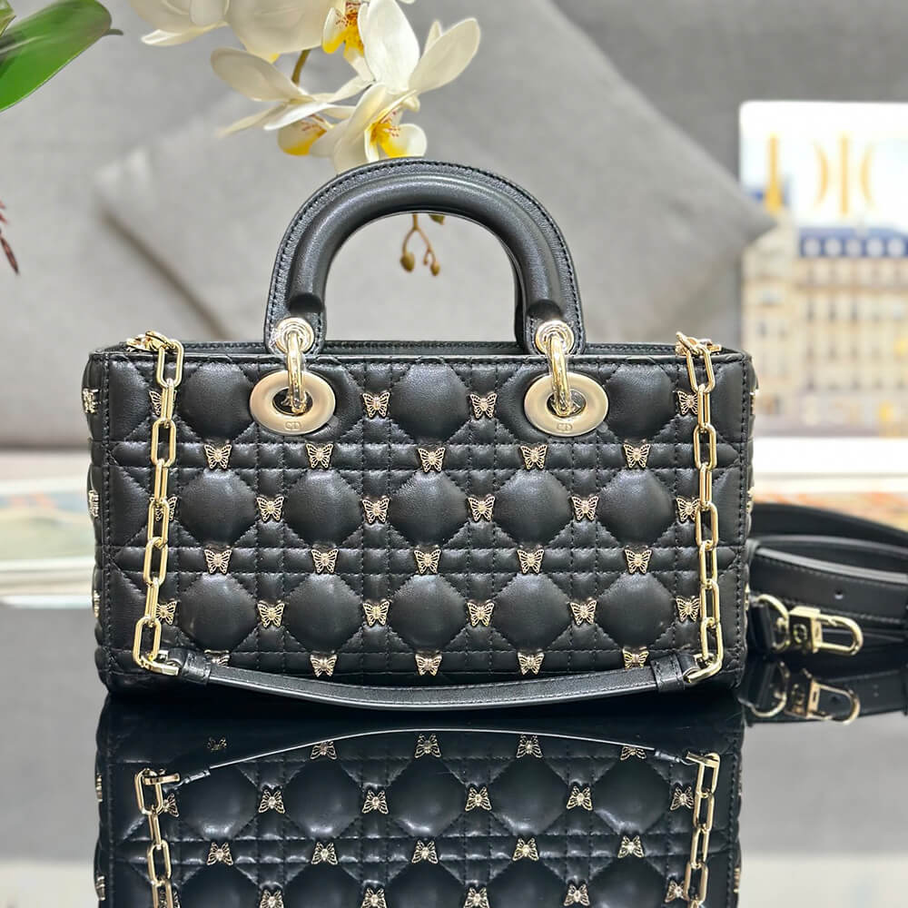 MEDIUM LADY D-JOY BAG - Top Club