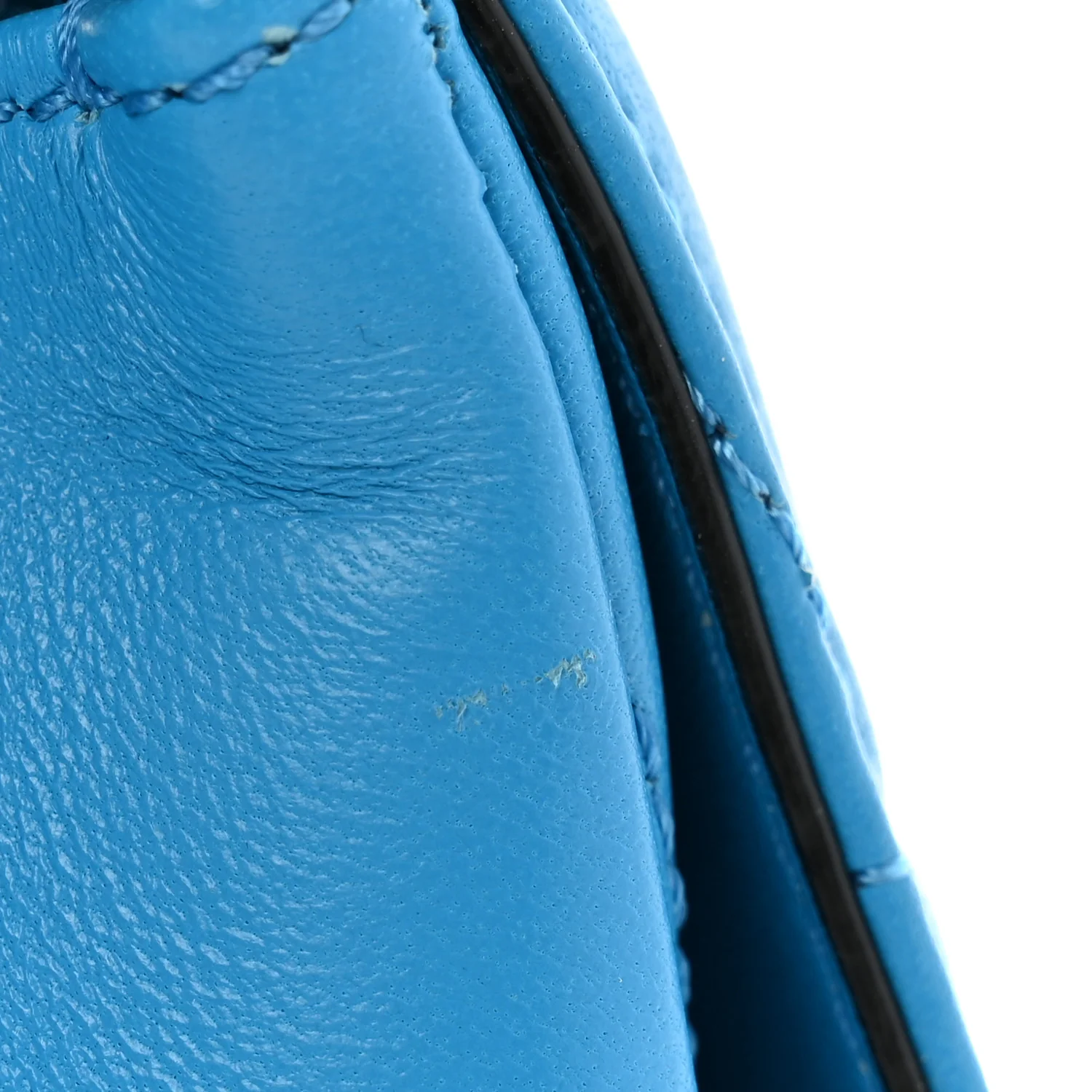 Nappa Quilted Virtus Bag Blue - Top Club