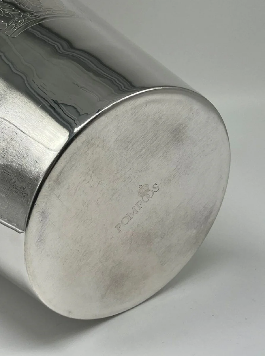 Pompöös by Luxus Baroque Champagne Cooler Crown Silver H. 14 cm - designed by Harald Glööckler