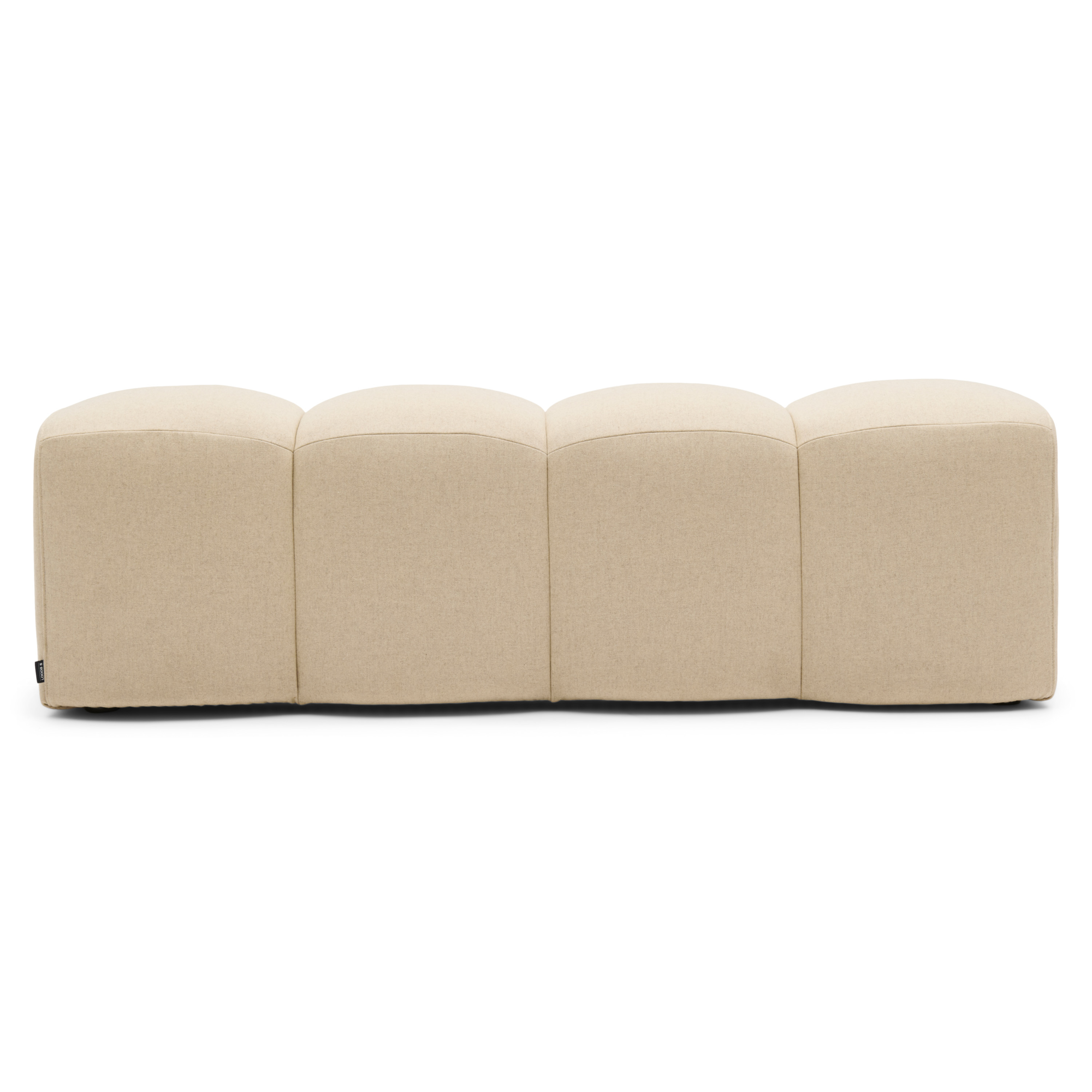 Eetkamerbank Clay facet naturel 160 cm