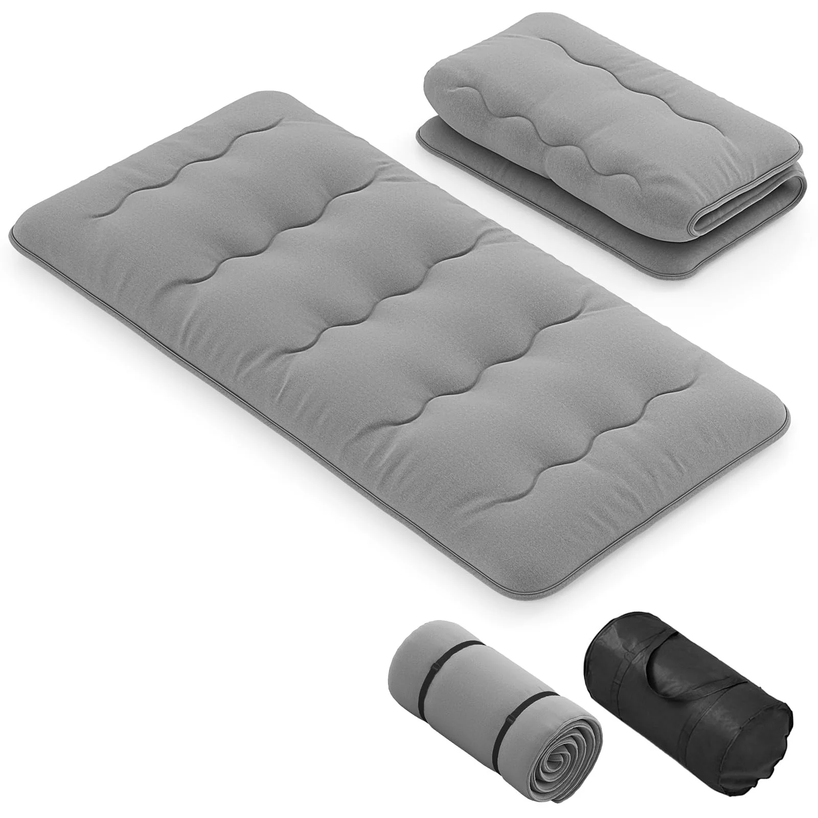 BEFOUNDLOVELY Twin/Full/Queen/King Futon Mattress Floor Sleeping Pad with Washable Cover