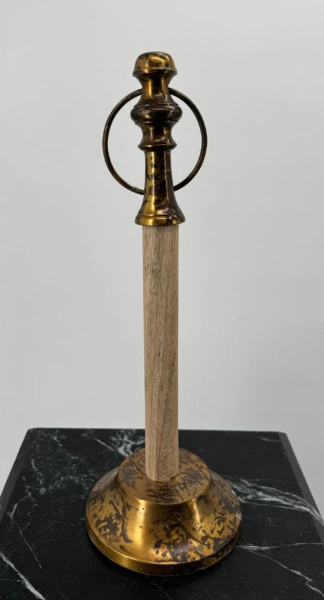 Baroque kitchen roll holder antique gold H. 40 cm - Baroque accessories