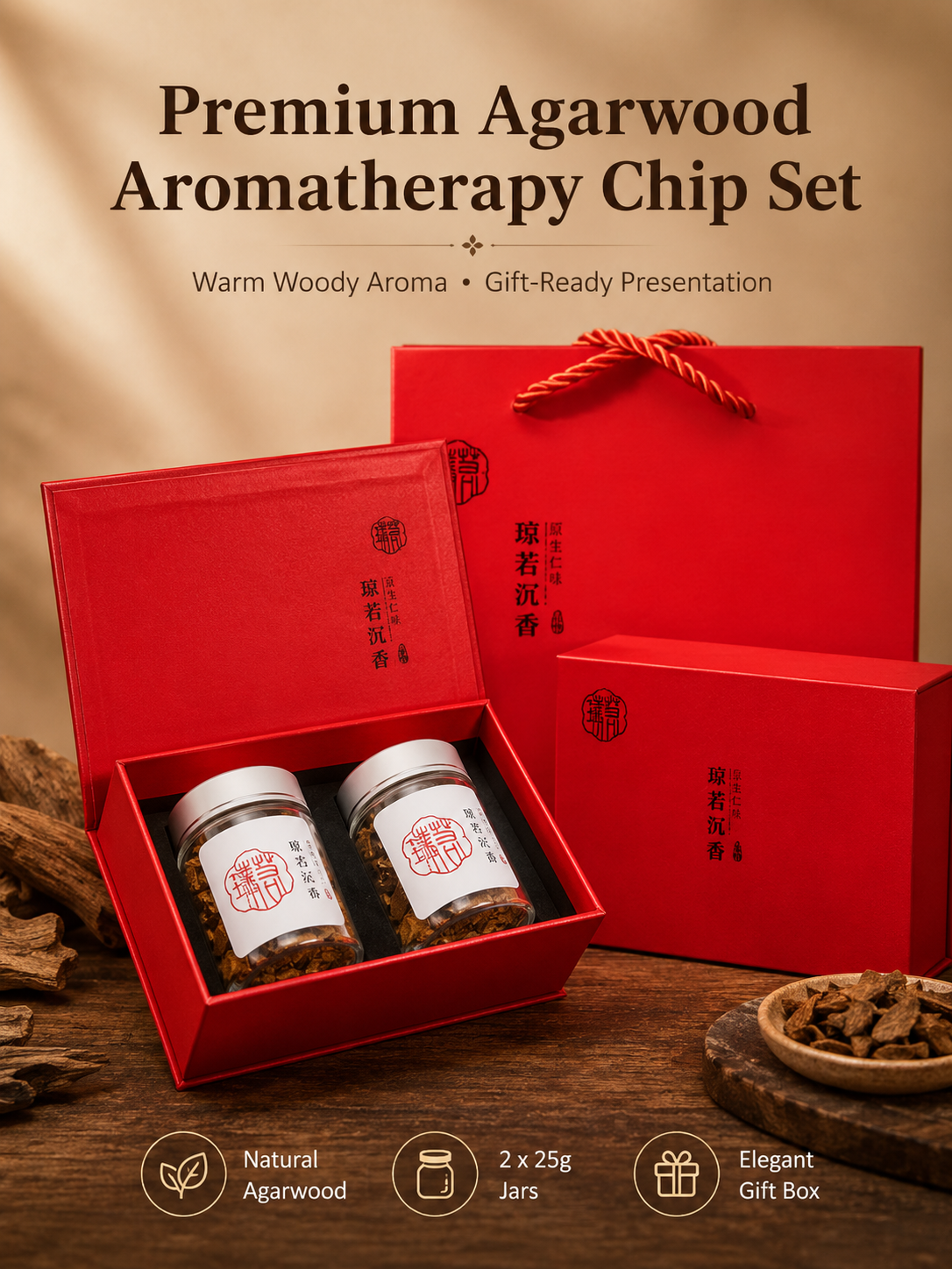 Premium Agarwood Aromatherapy Chip Set