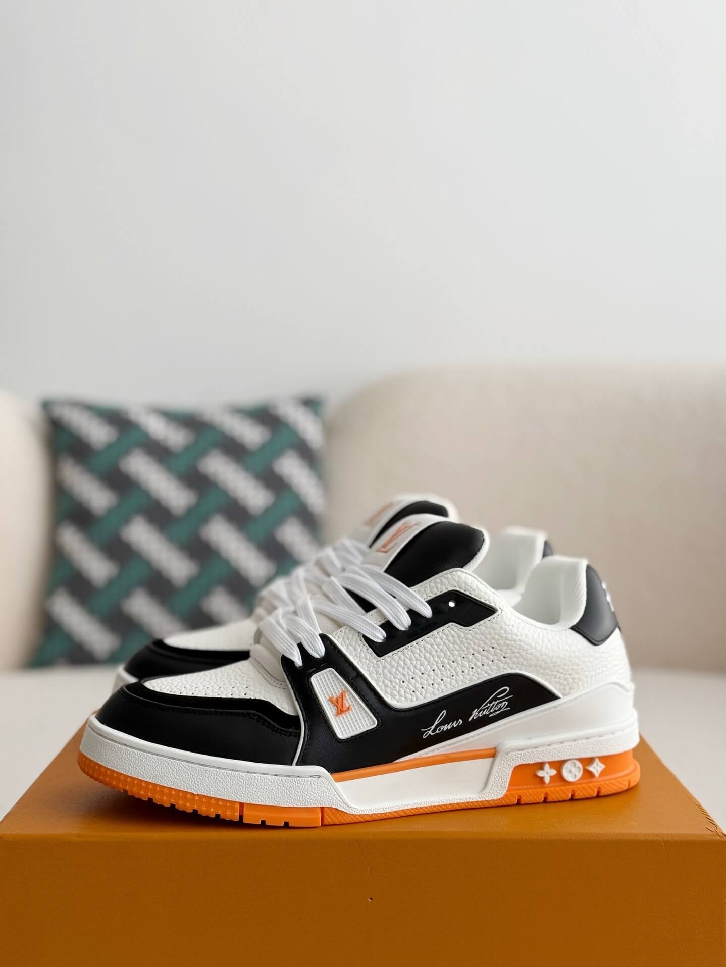 Louis Vuitton LV Trainer #54 Low Orange Sneaker - Sneaker Replica Workshop