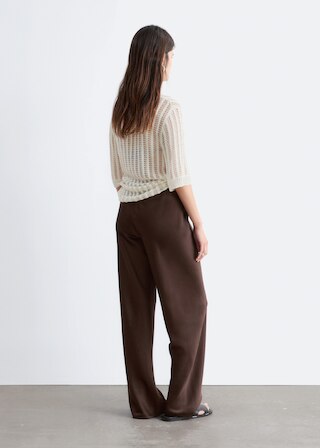 & Other Stories DRAWSTRING TWILL TROUSERS